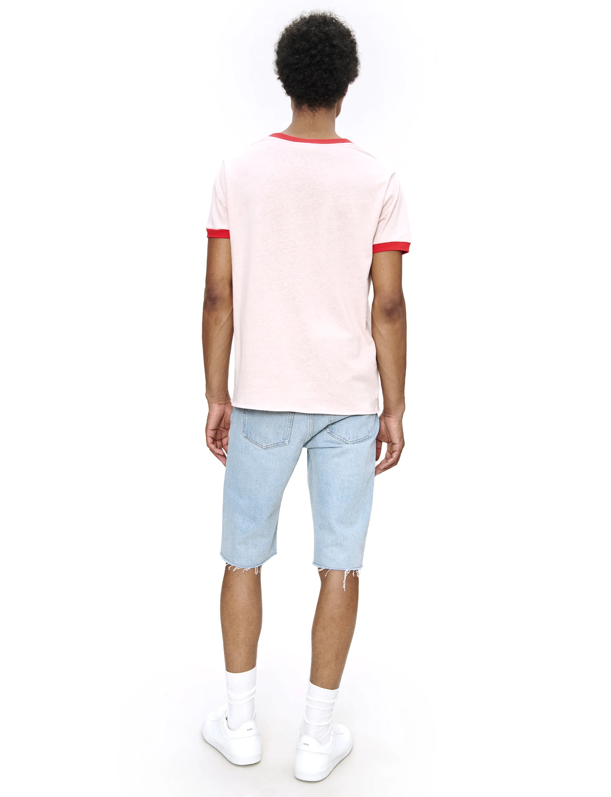A.P.C. T-SHIRT JULES FAA PINK - Image 3