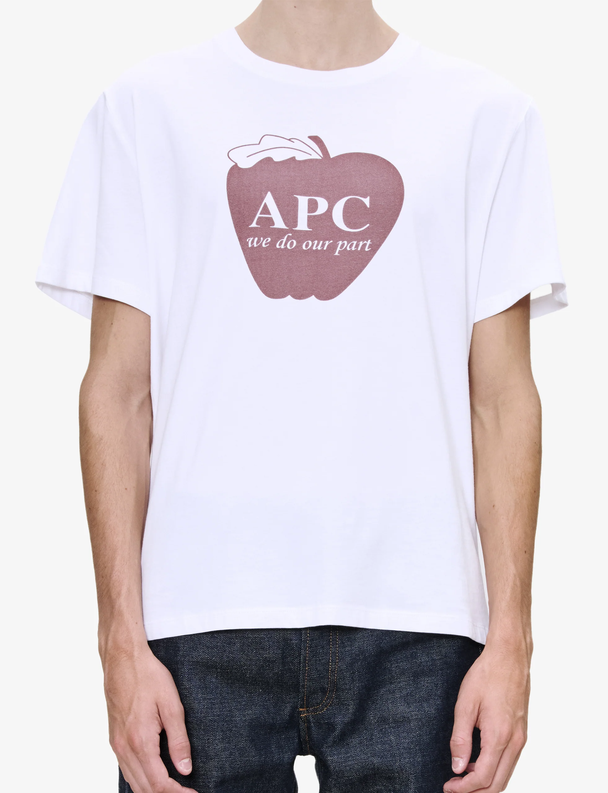A.P.C. T-SHIRT POMME WHITE - Image 2