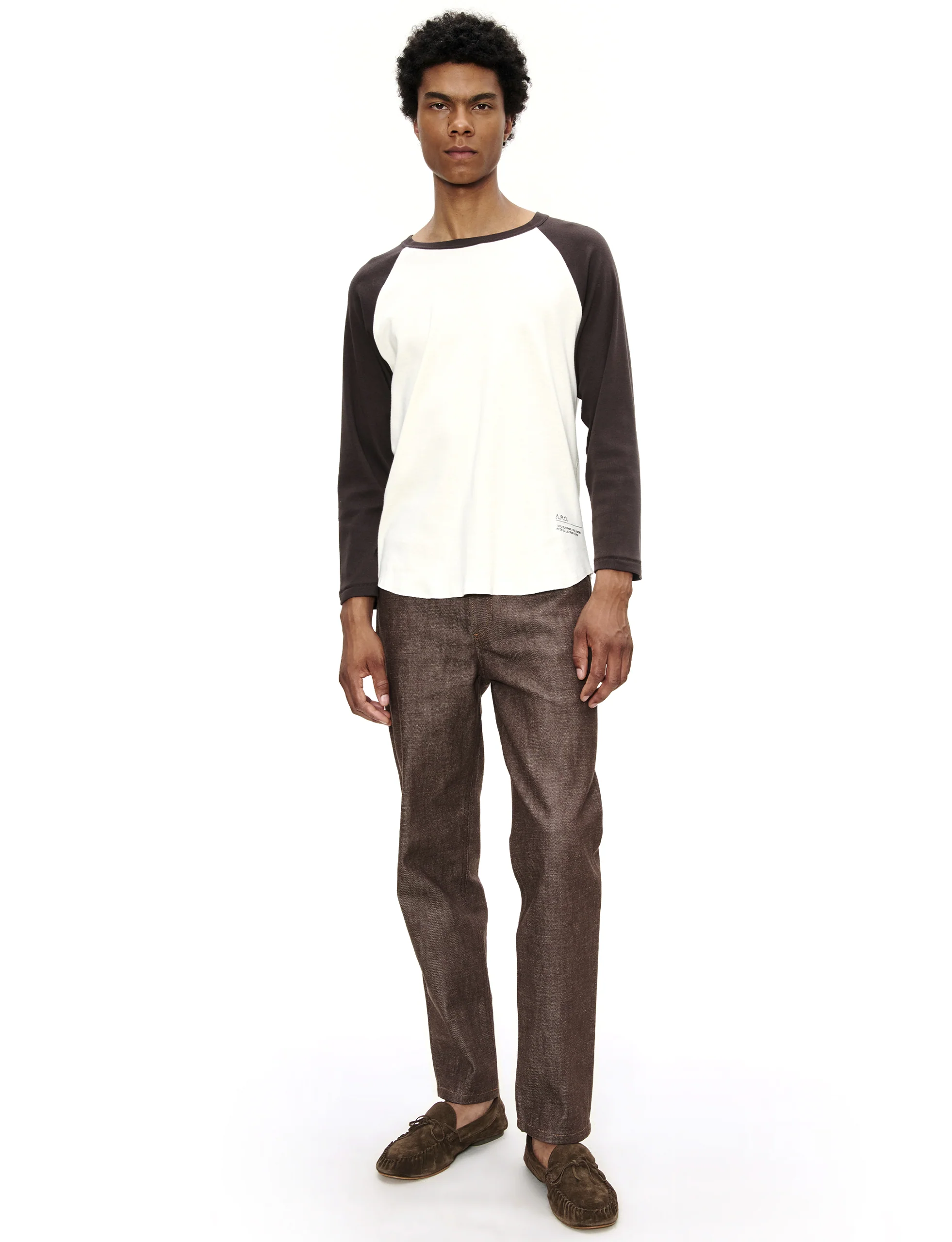 A.P.C. T-SHIRT QUARTER BEIGE/BROWN - Image 2