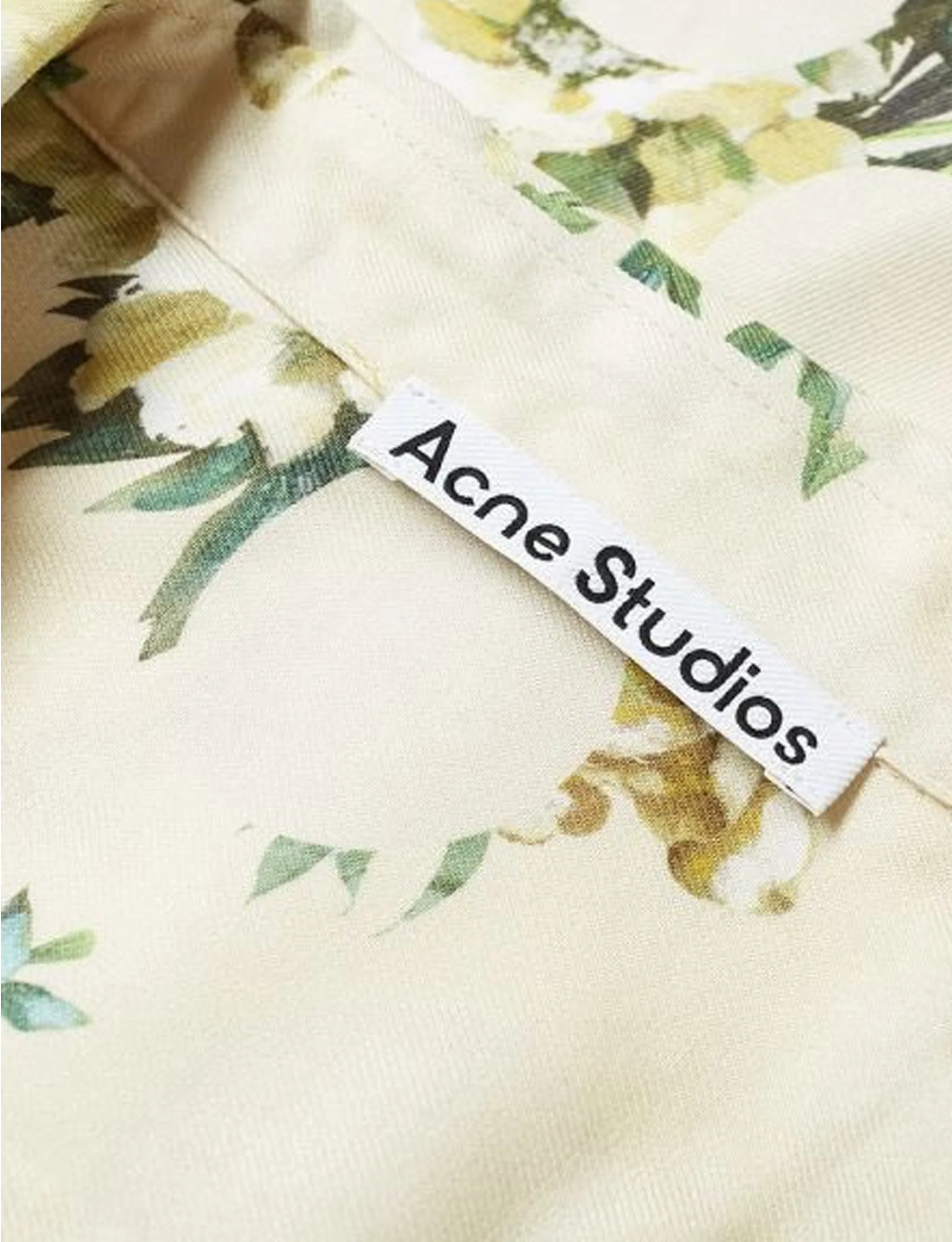 ACNE STUDIOS SIMON LS FLORAL POLKA WHITE - Image 2