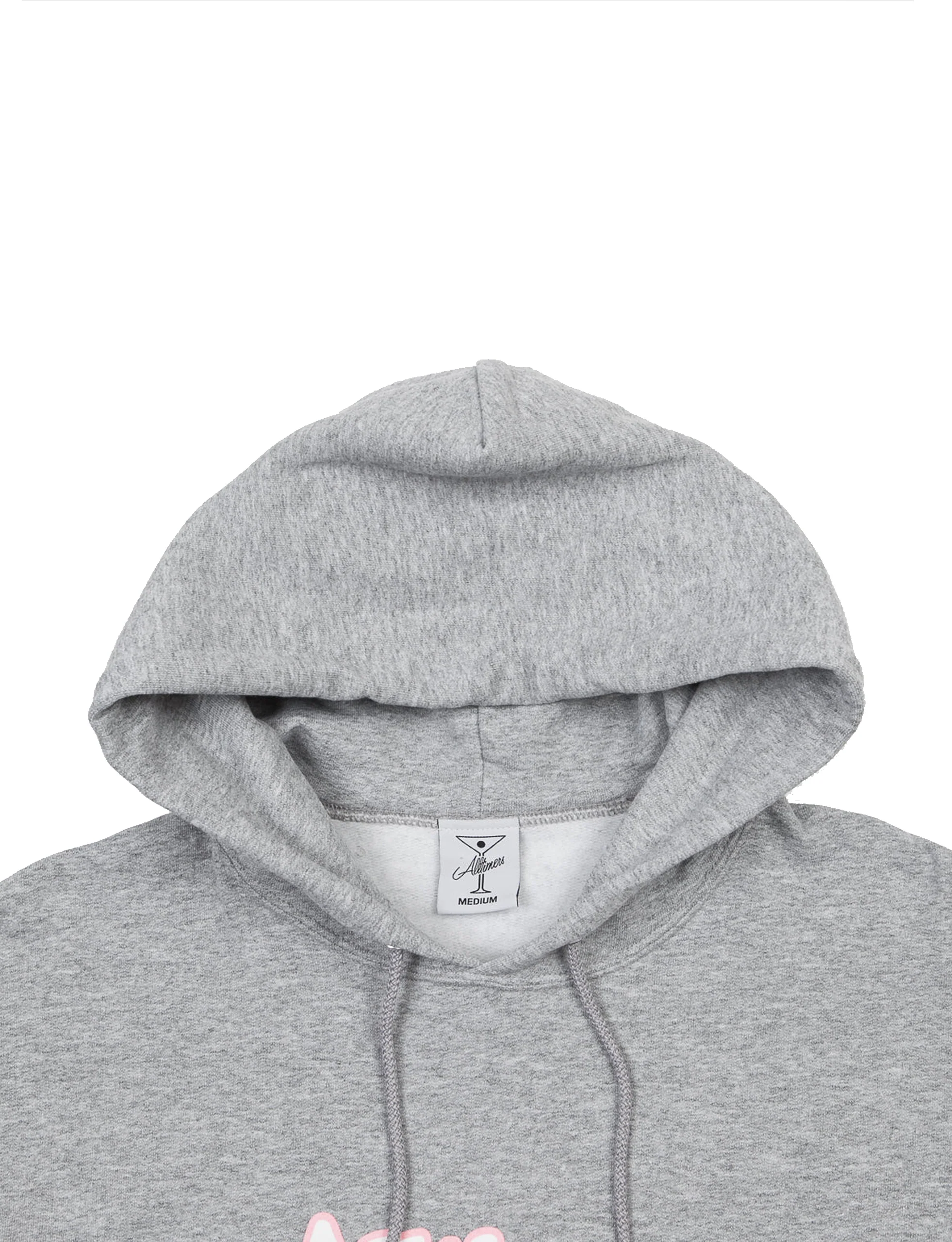 Alltimers Broadway Hoodie Grey/Pink - Image 2
