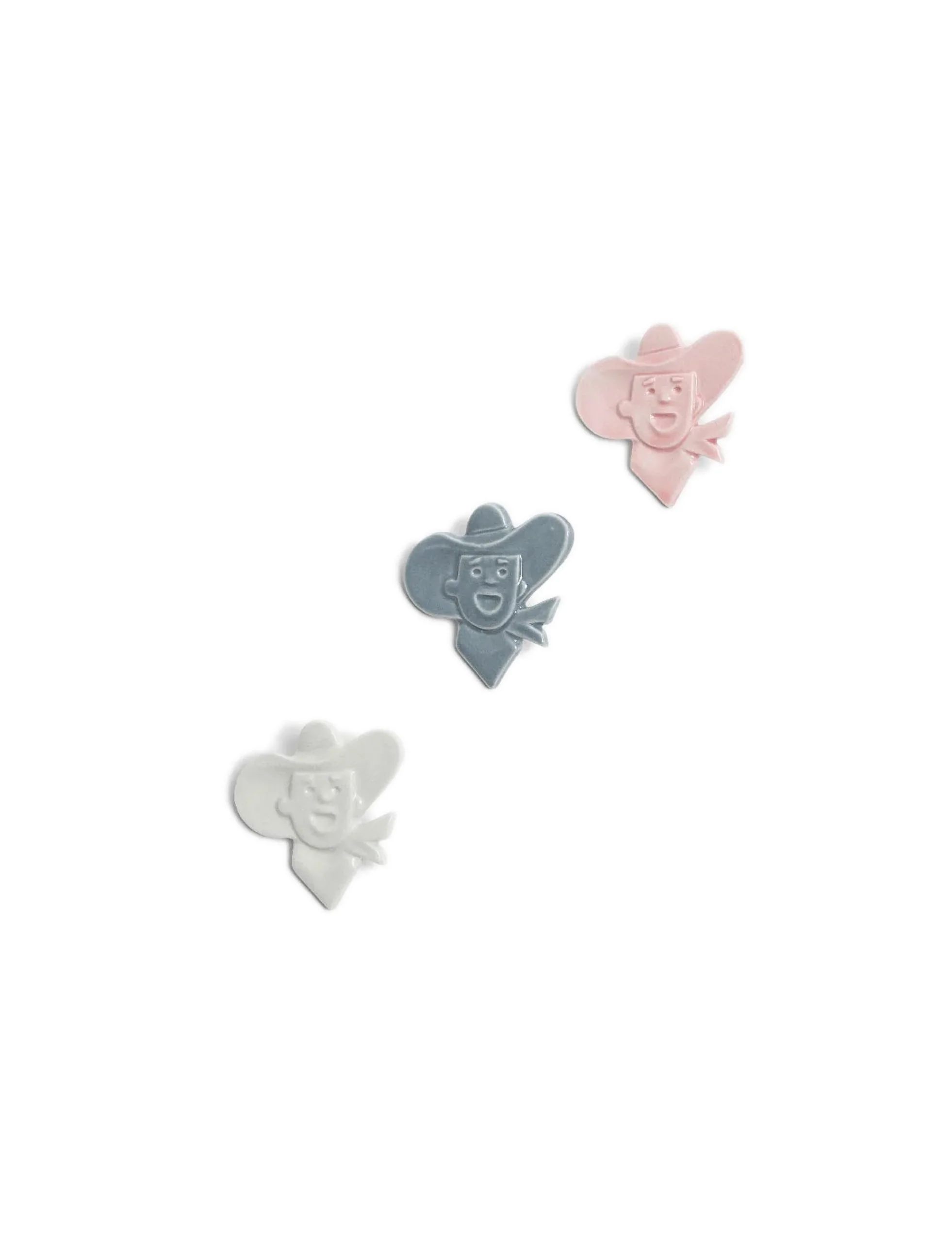 ANDRESGALLARDO X MINI COWBOY PIN GREY - Image 2