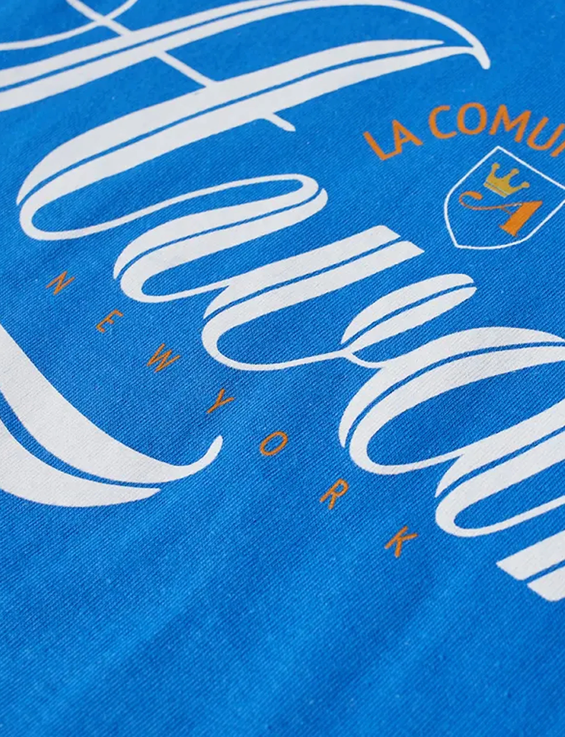 AWAKE NY COMUNIDAD LOGO T-SHIRT BLUE - Image 3