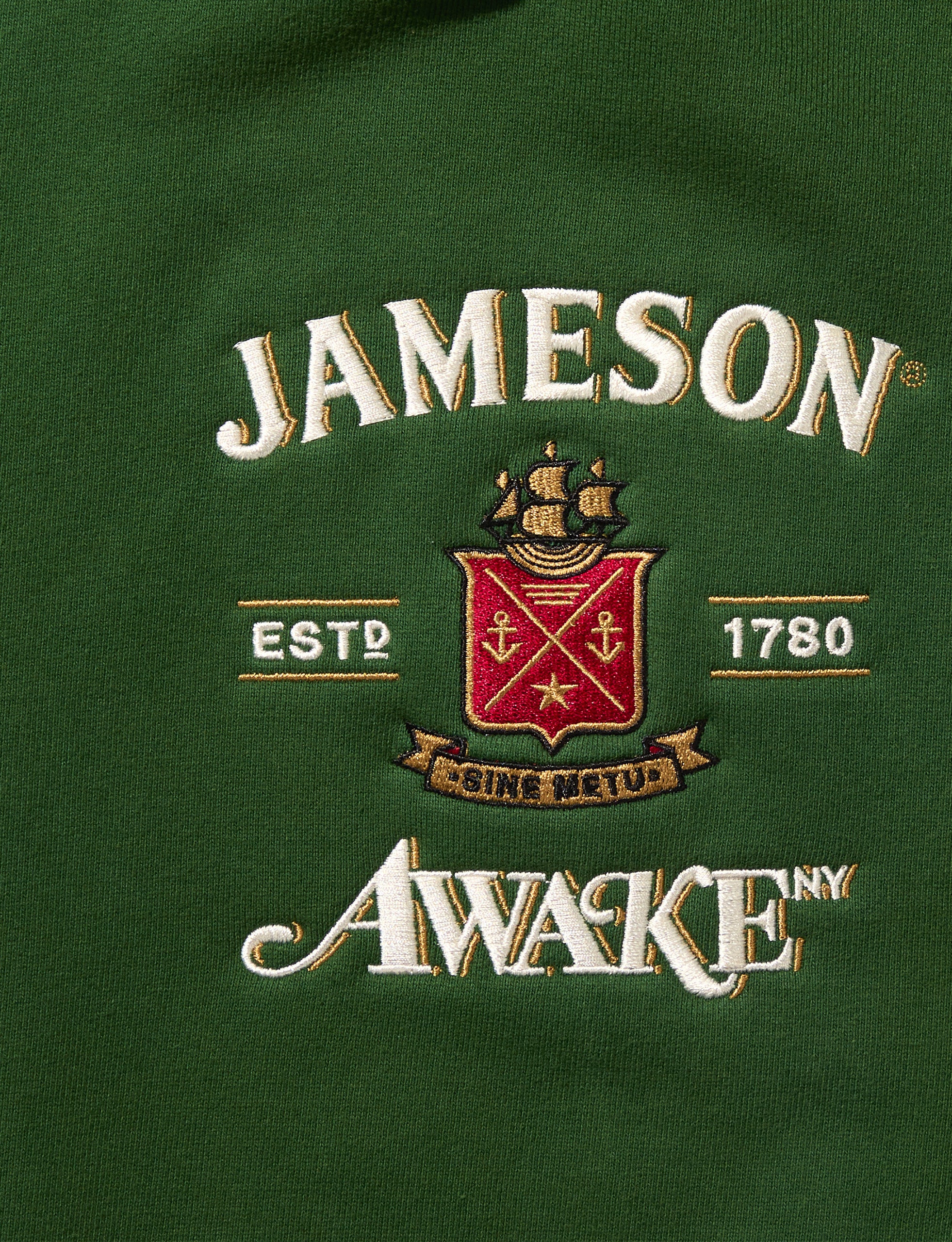 AWAKE NY X JAMESON COLLECTION HOODIE GREEN - Image 2