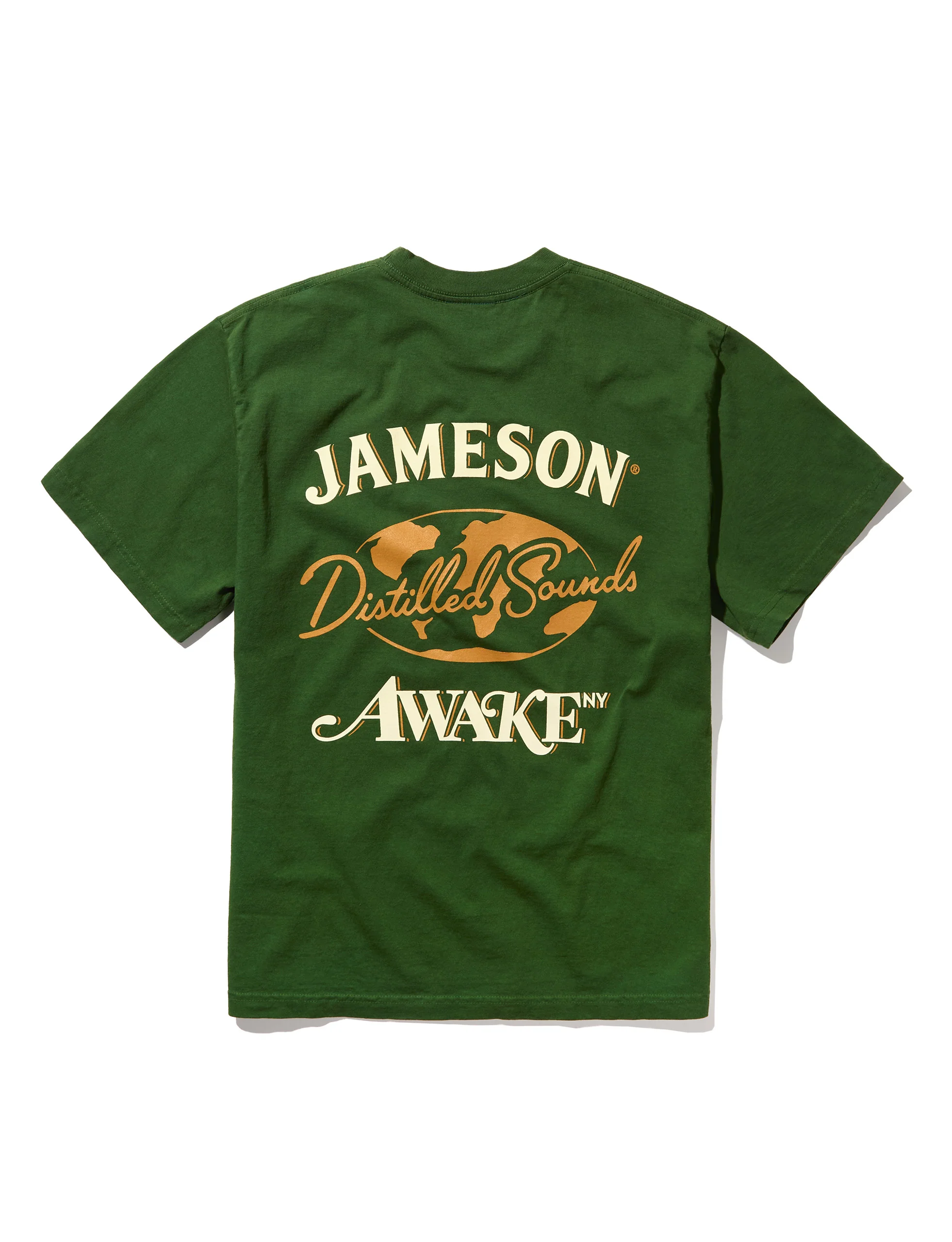 AWAKE NY X JAMESON COLLECTION T-SHIRT GREEN - Image 2