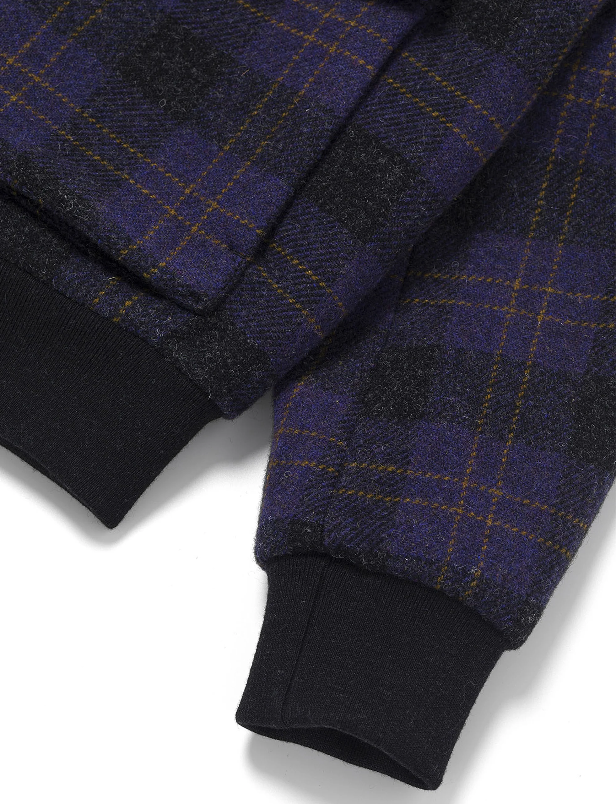 BARACUTA P.WOOL G9 AF POCKET UNPADDED 'GREY PURPLE PLAID' - Image 5