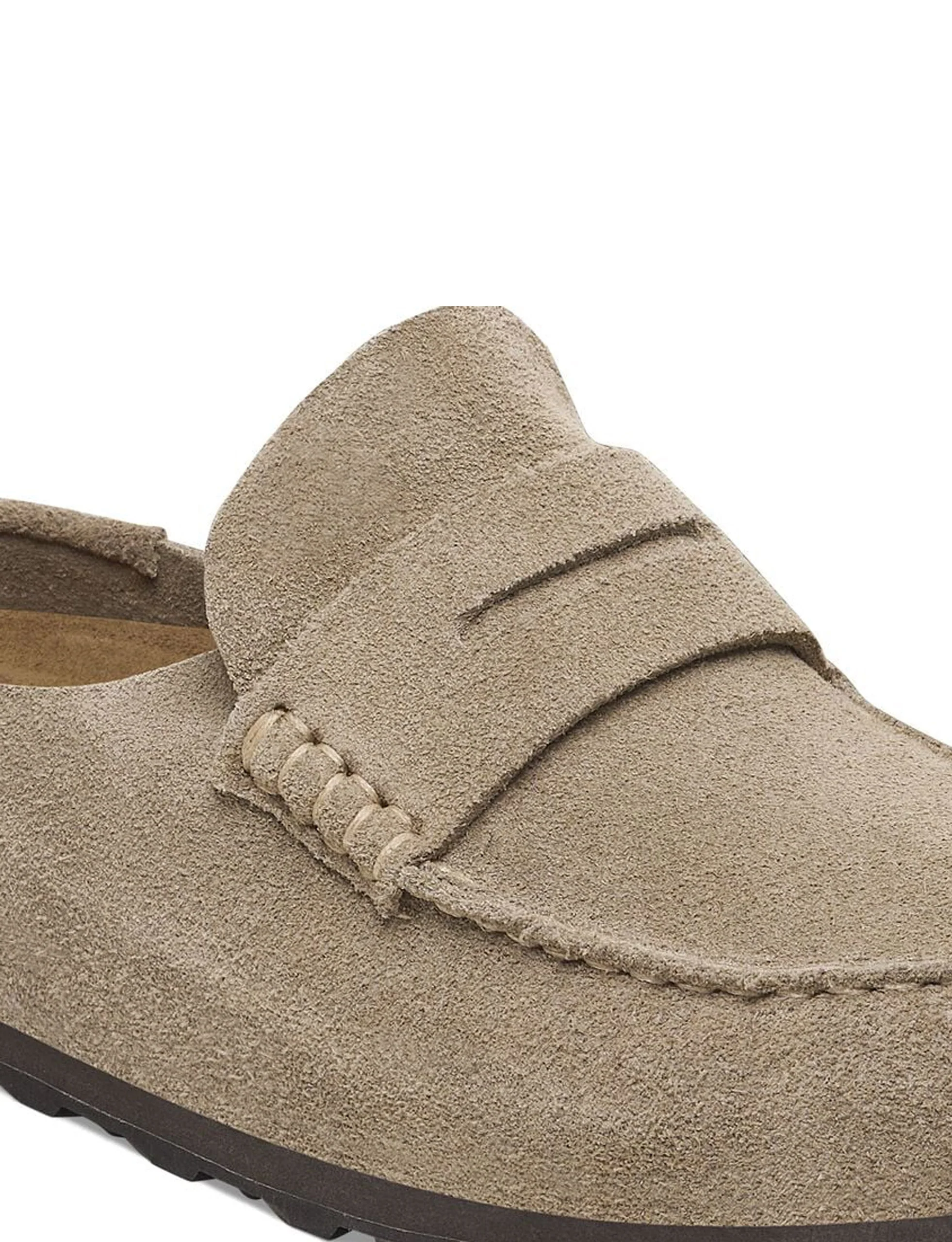 BIRKENSTOCK Naples Wrapped Suede Leather TAUPE - Image 4