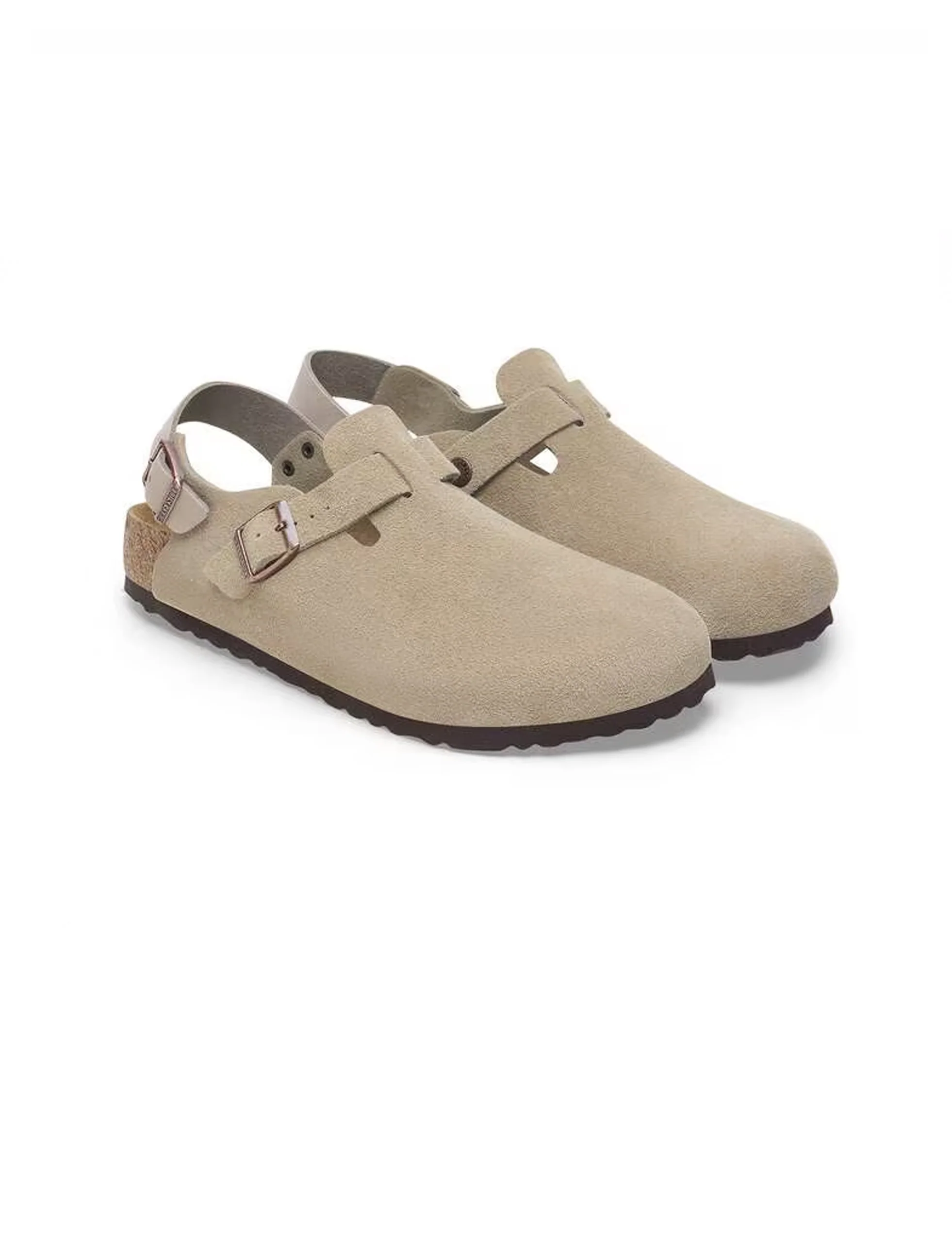 BIRKENSTOCK Tokio  Suede Leather TAUPE - Image 2