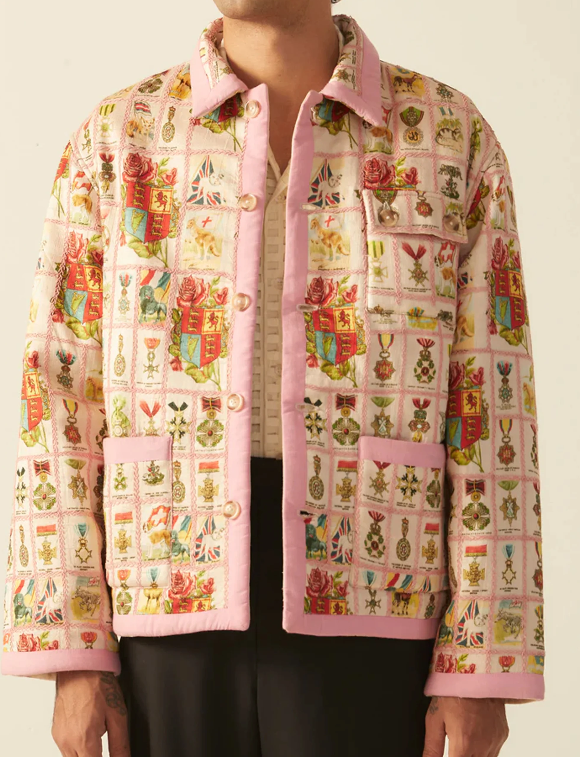 BODE TOBACCO SIGNET QUILT JACKET - Image 4