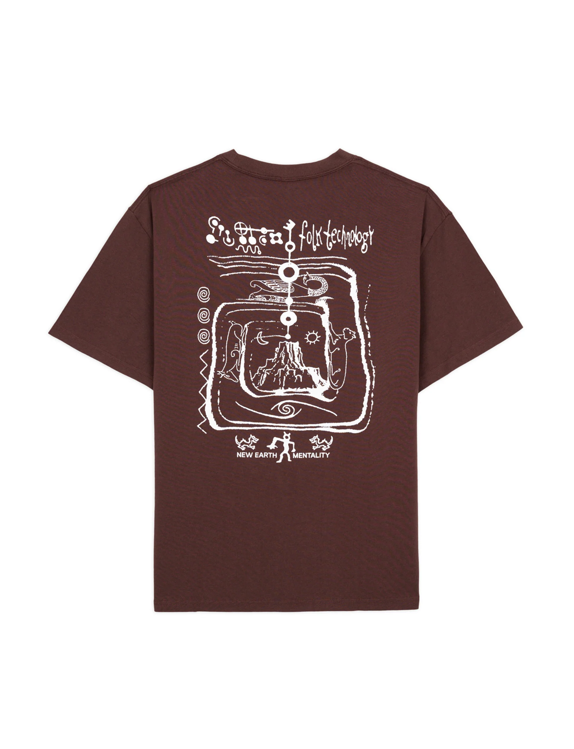 BRAIN DEAD ANCIENT KNOWLEDGE TSHIRT - BERRY - Image 3