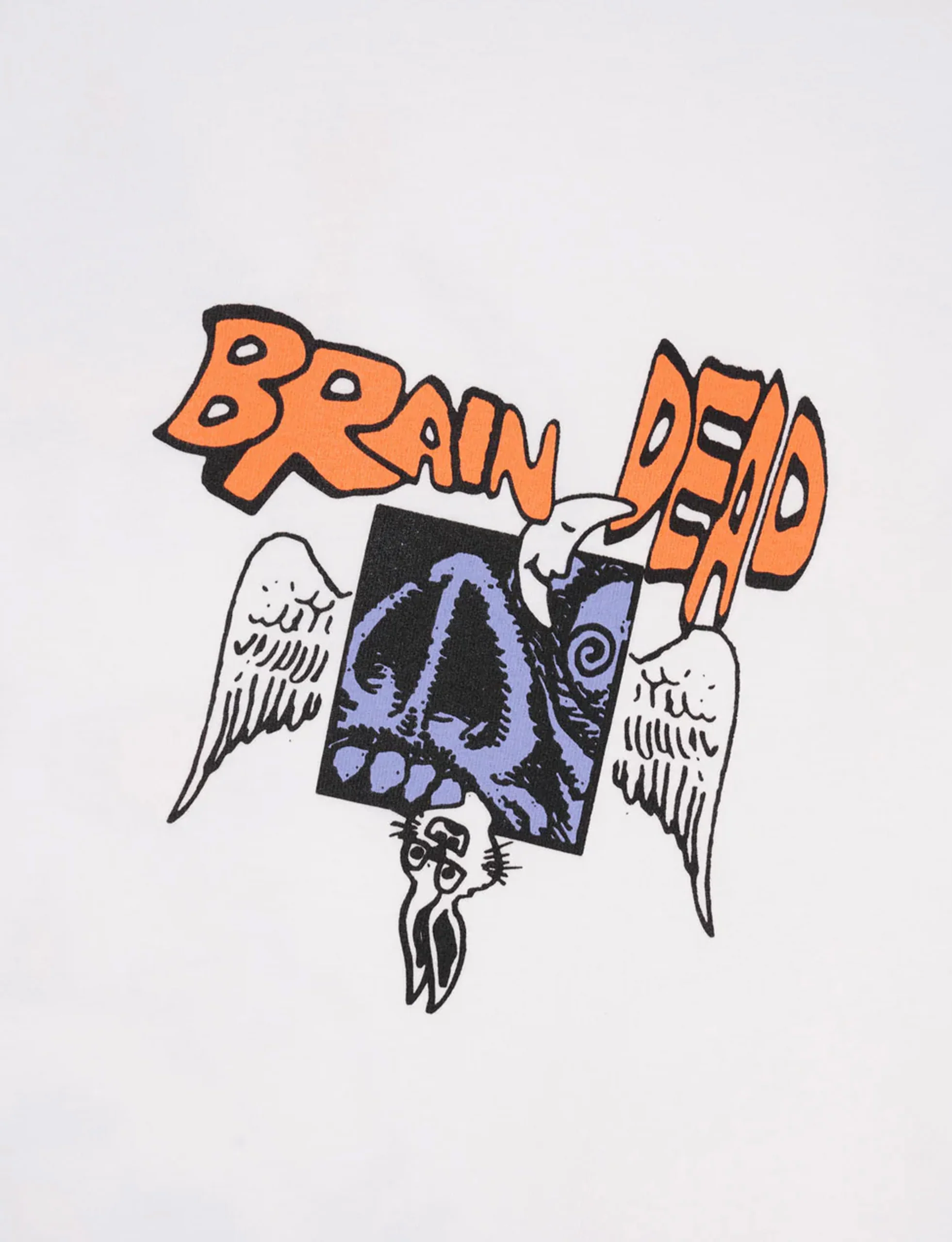 BRAIN DEAD Cosmic Debris Long Sleeve Shirt - White - Image 3