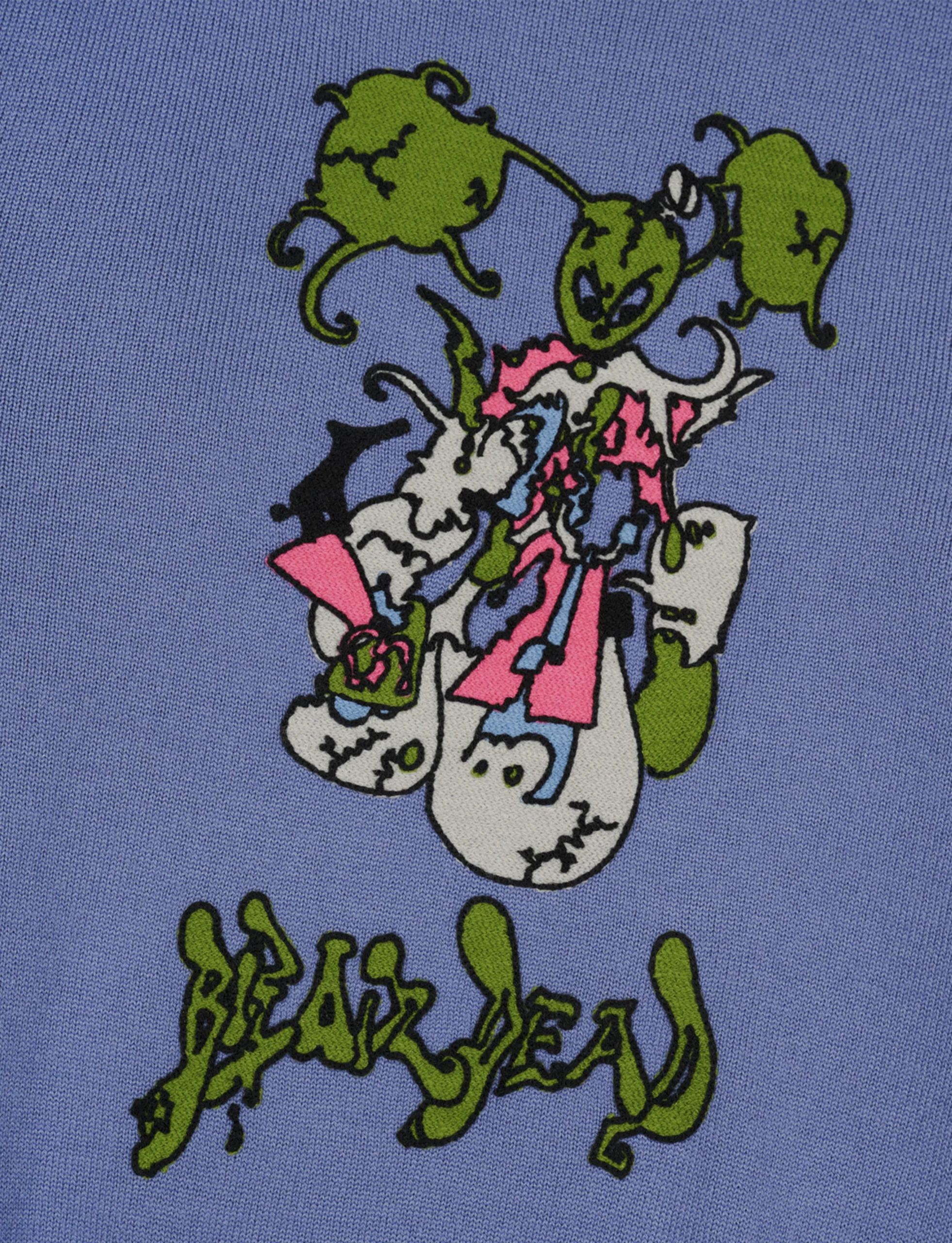 BRAIN DEAD CYBER BUNNY SWEATER-BLUE - Image 3