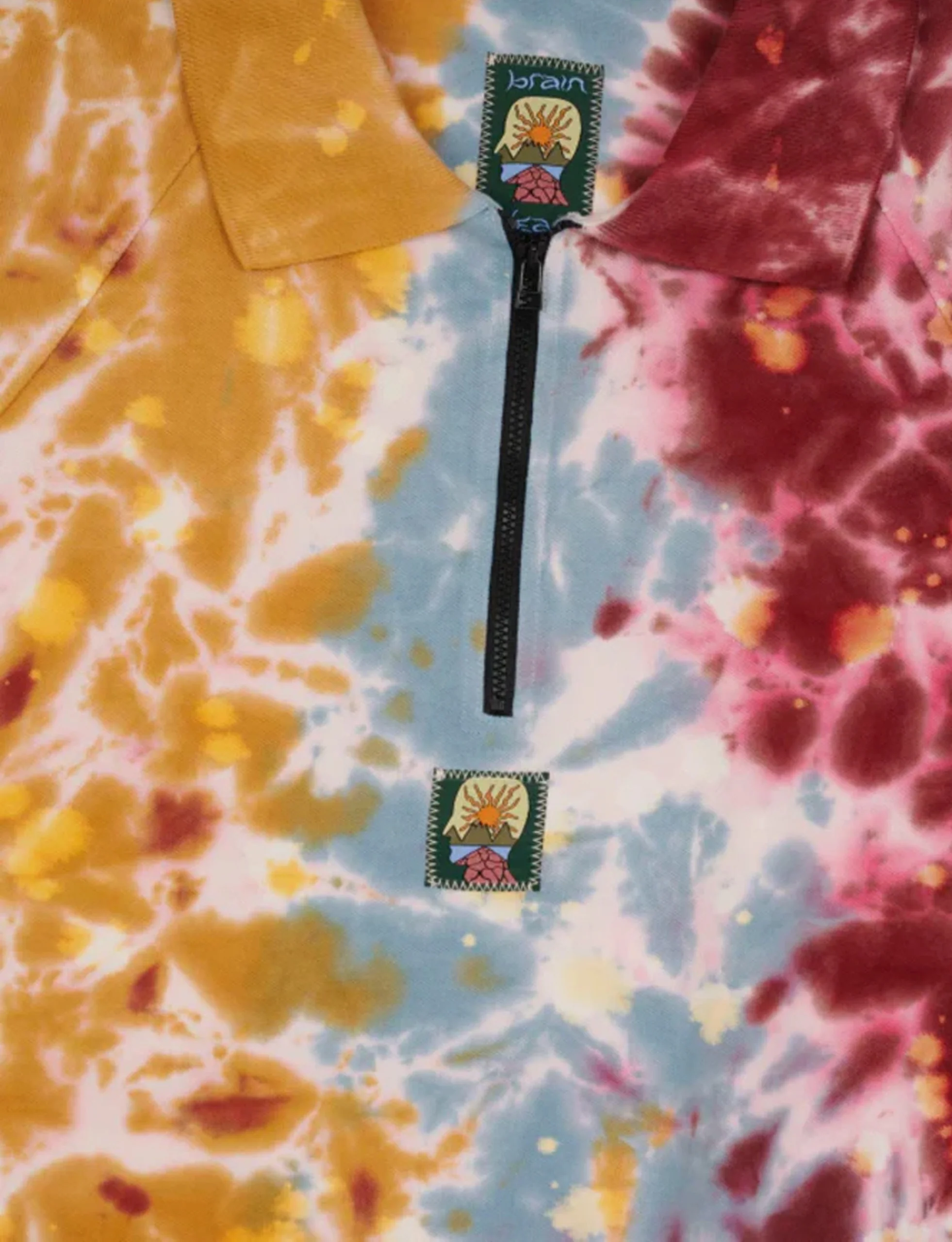 BRAIN DEAD DYED SHORT SLEEVE BOXED PIQUE POLO - Image 3