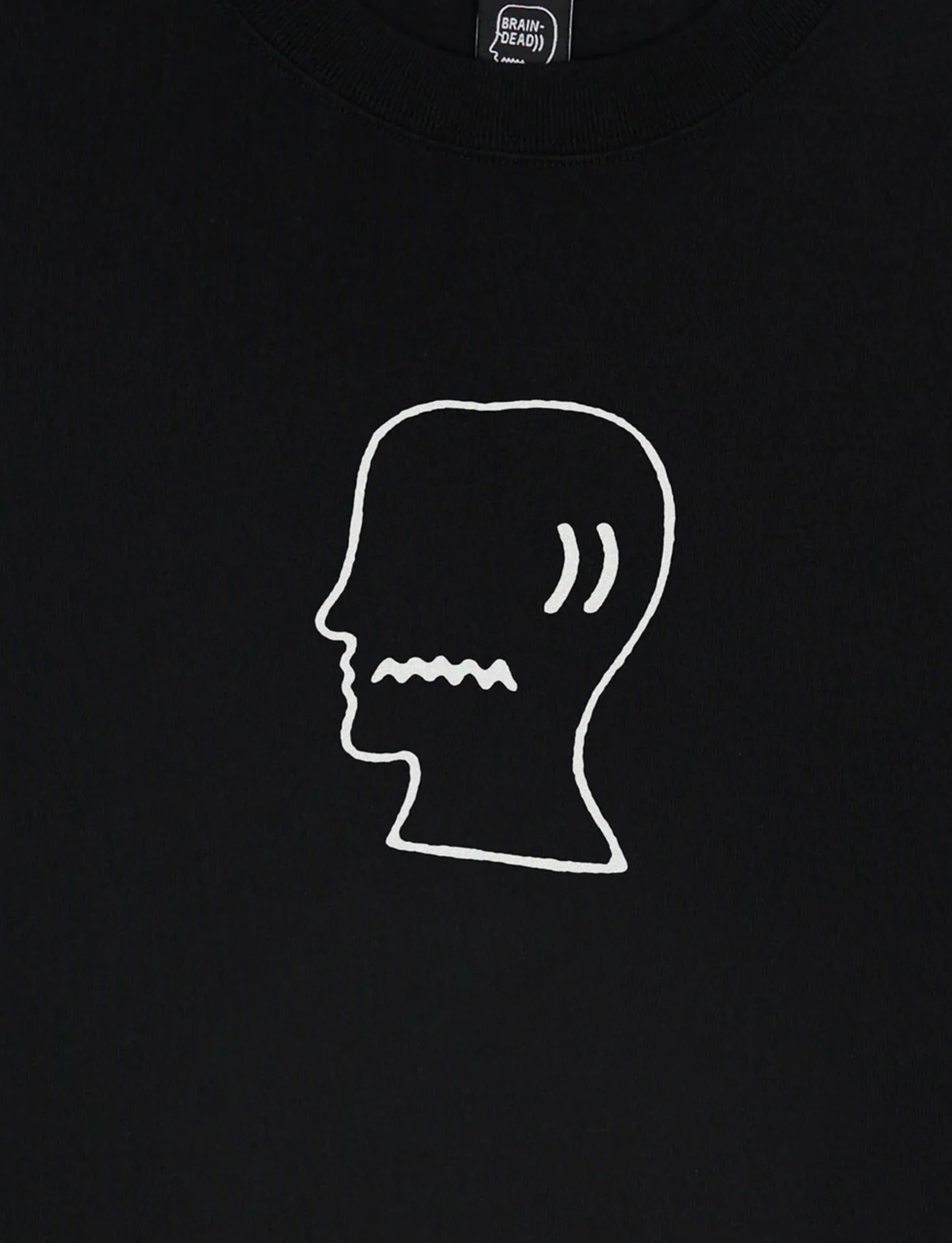 Brain Dead Logohead T-shirt - Black - Image 3