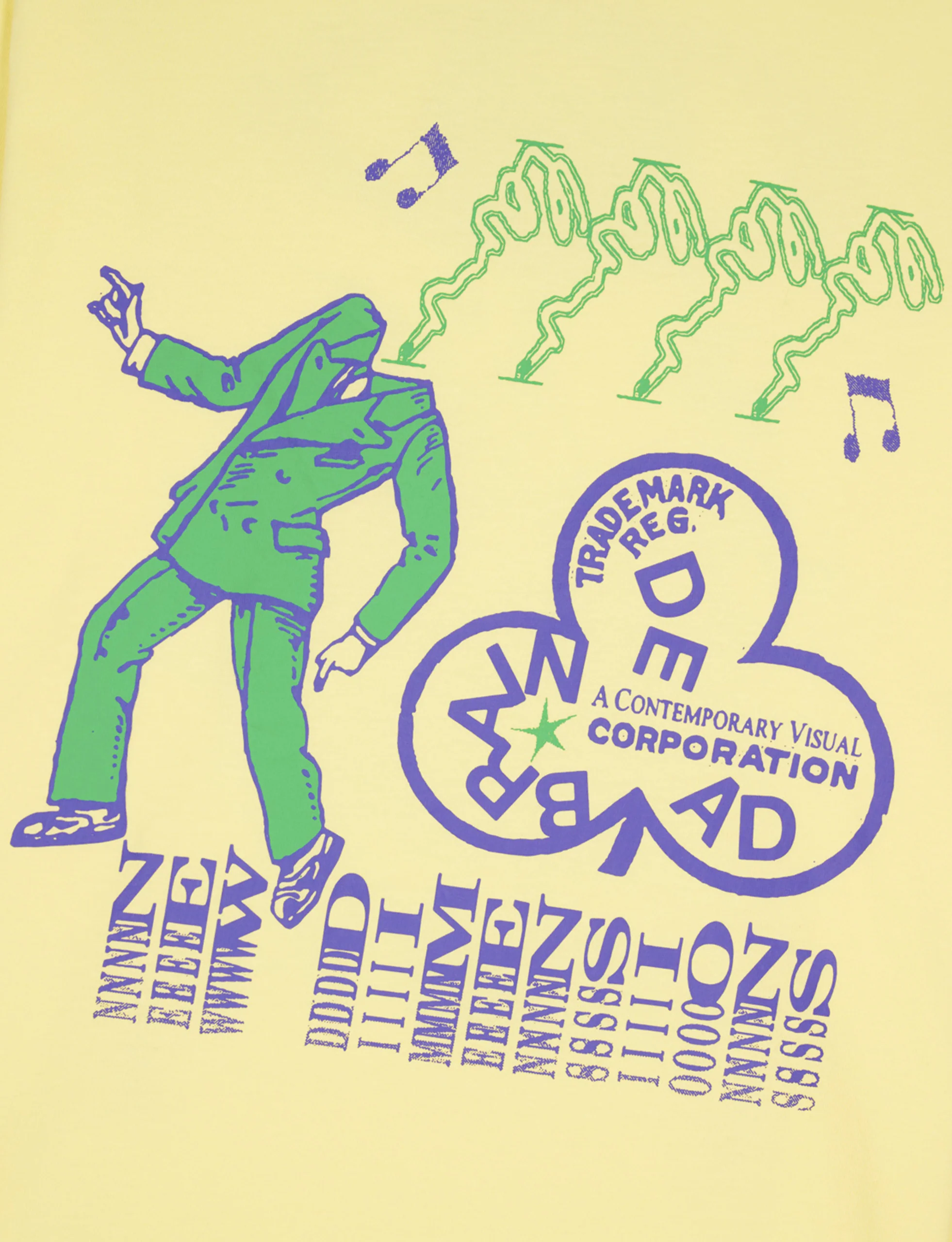 BRAIN DEAD NEW DIMENSIONS LS T-SHIRT-CREAM - Image 3