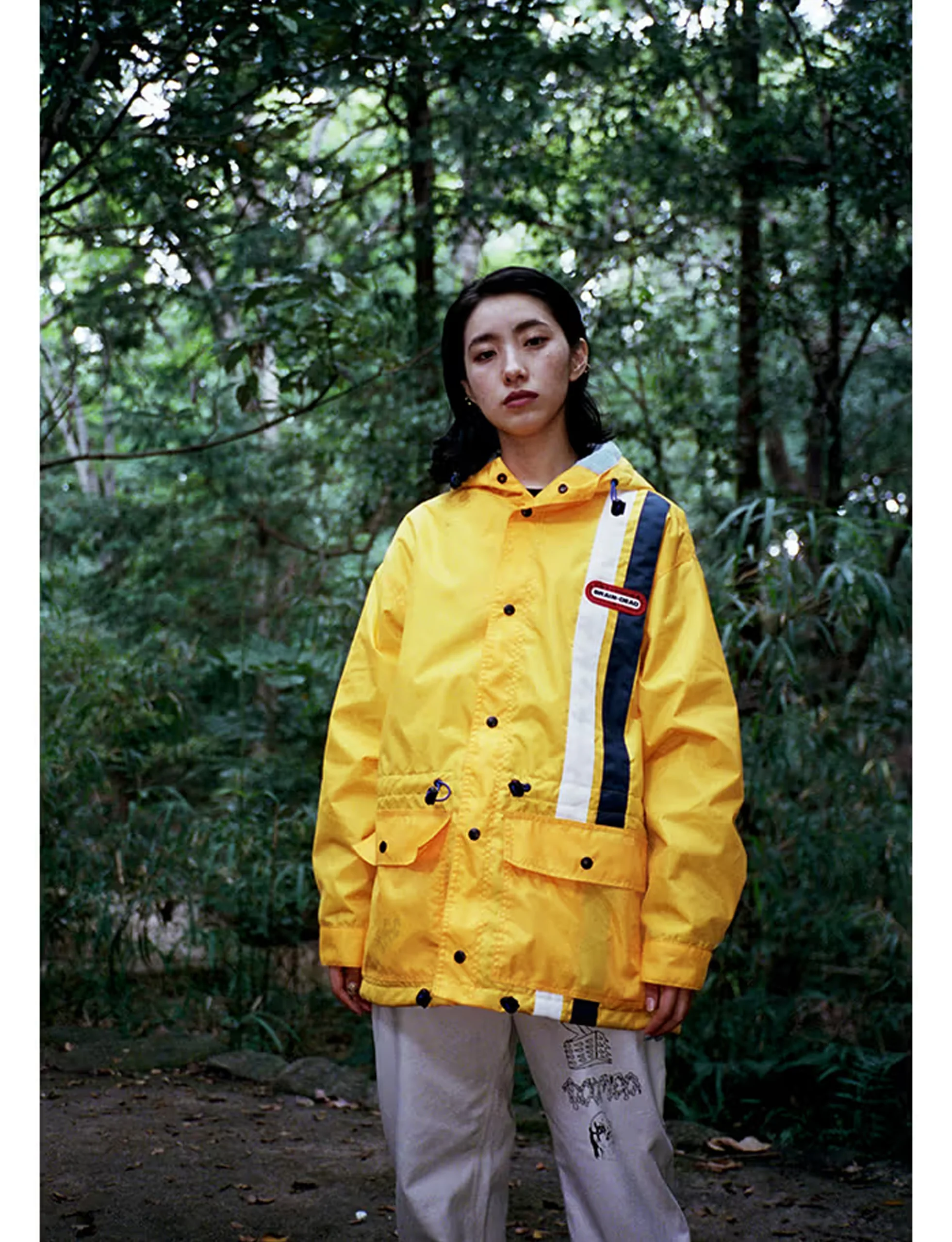 BRAIN DEAD POST MODERN JACKET YELLOW - Image 2