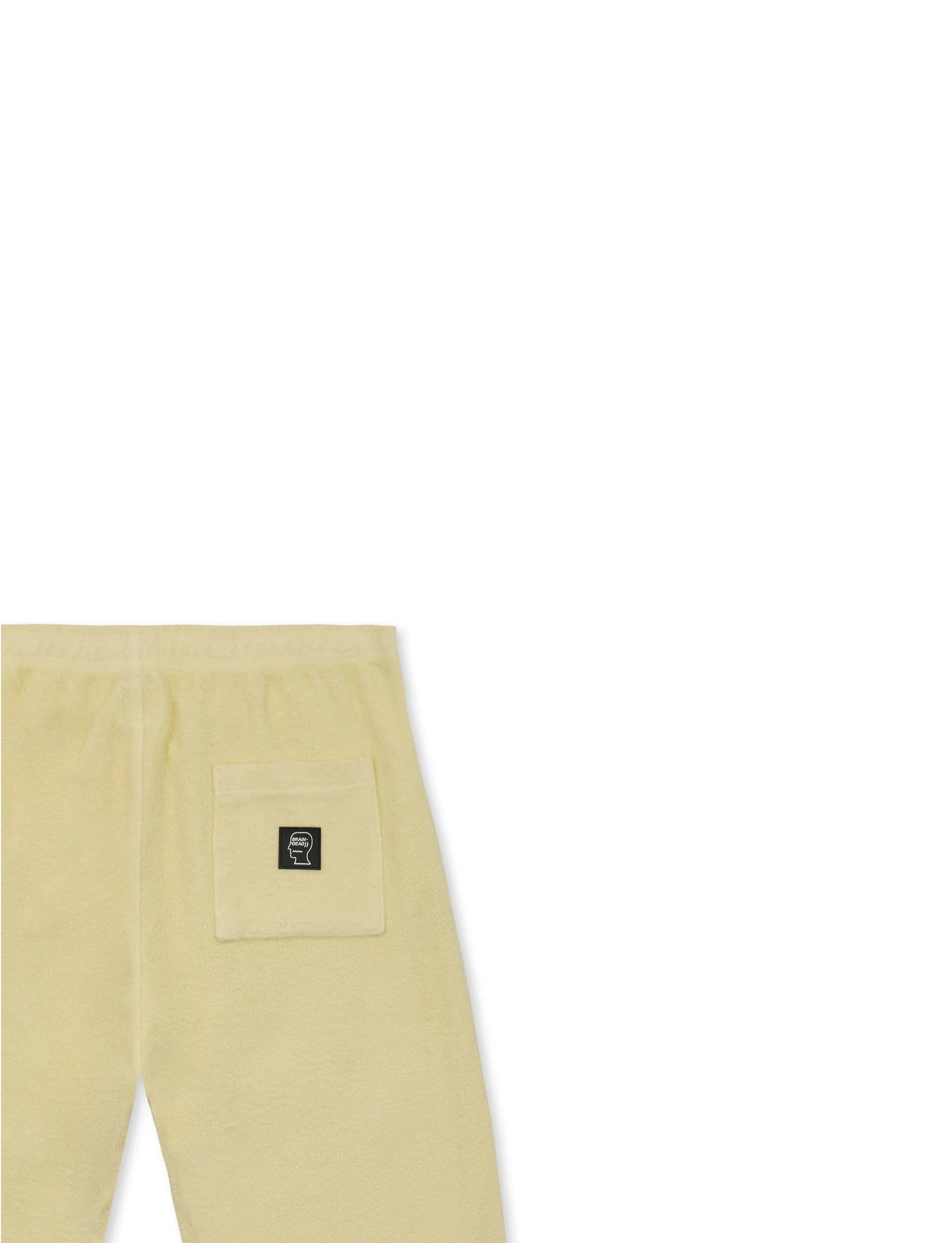 BRAIN DEAD REVERSE FLEECE SWEATPANT YELLOW - Image 3