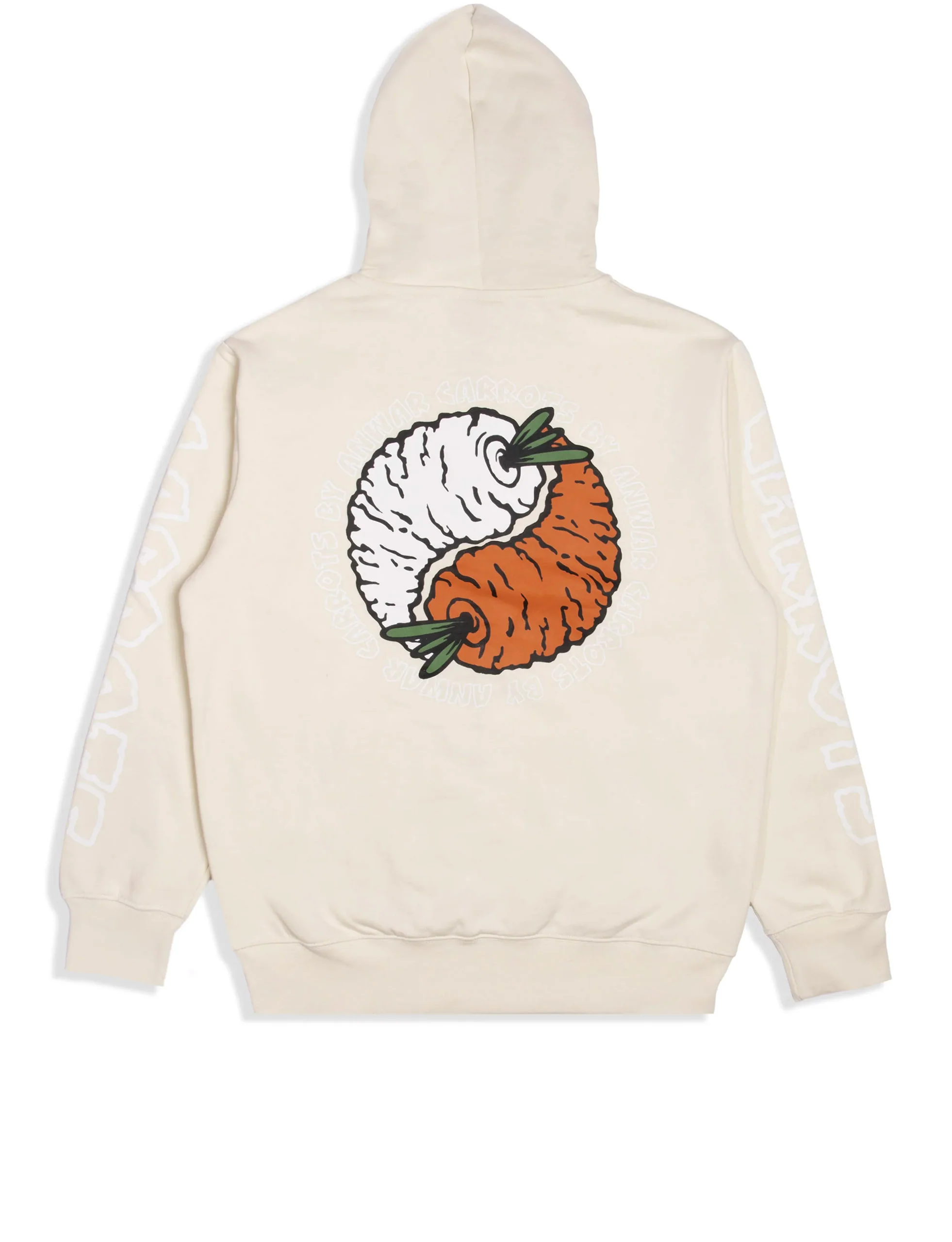 CARROT yang zip hoodie - cream - Image 2