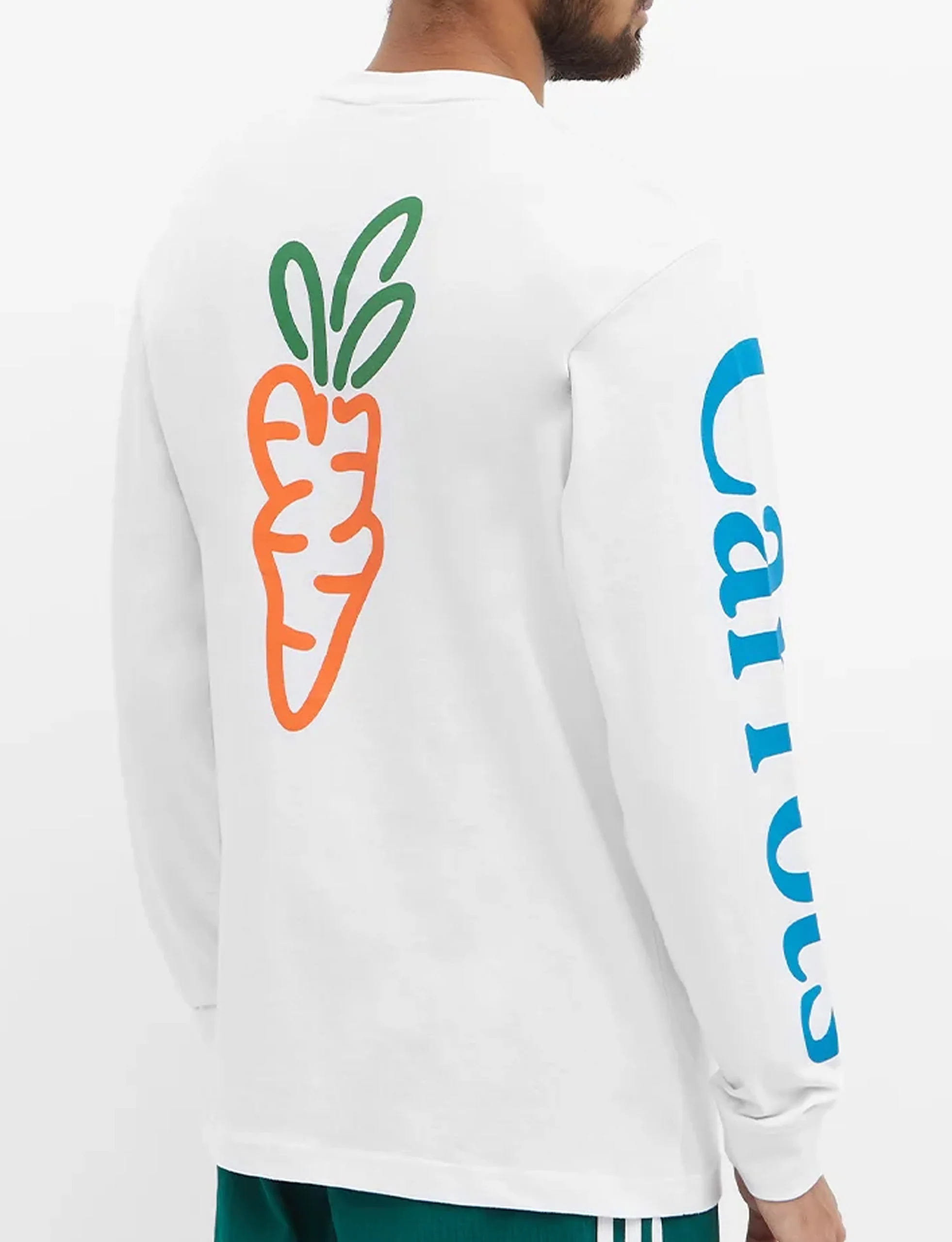 CARROT SIGNATURE L/S TEE WHITE - Image 3