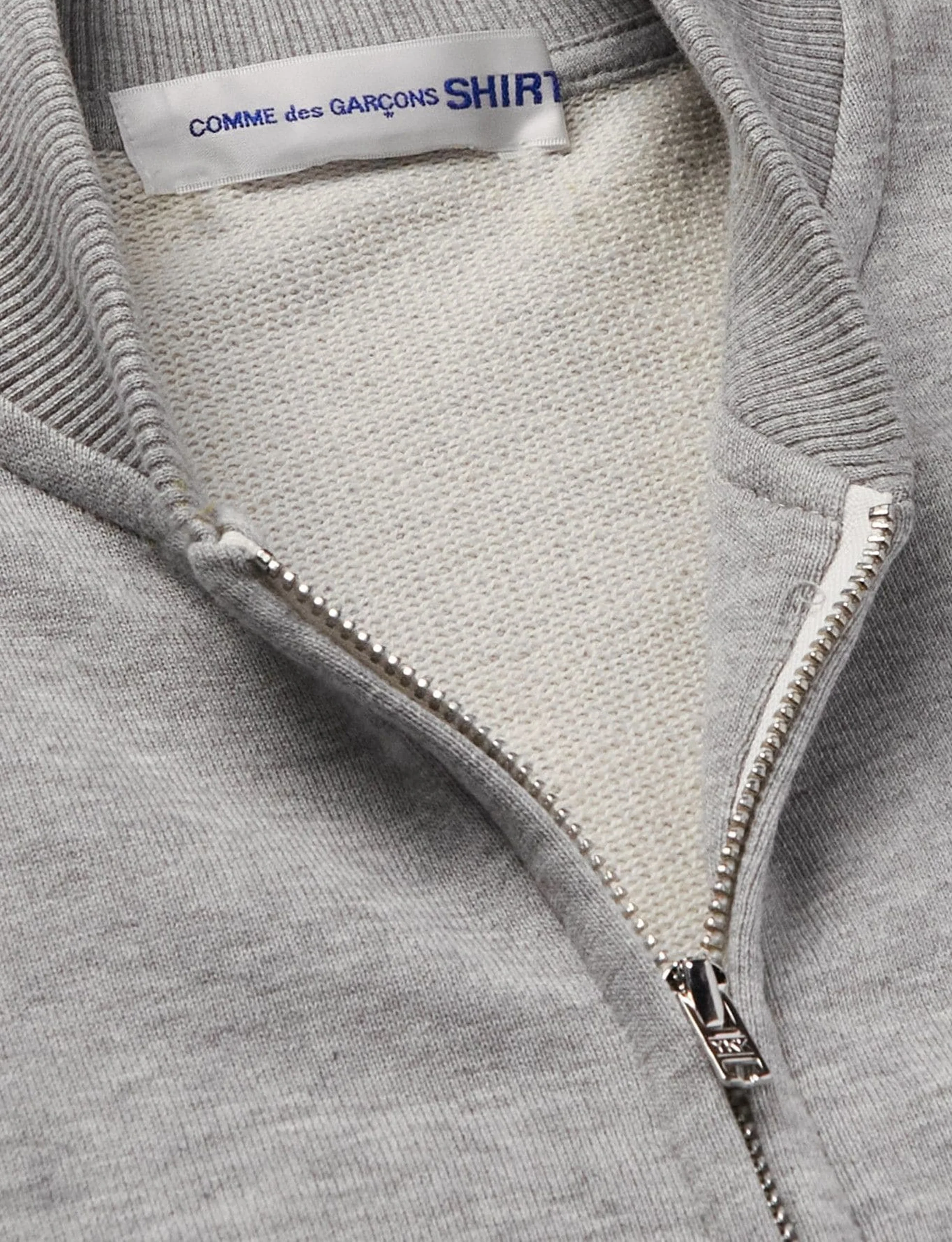 COMME DES GARÇONS SHIRT X KAWS SWEATSHIRT ZIP BOMBER GREY - Image 3