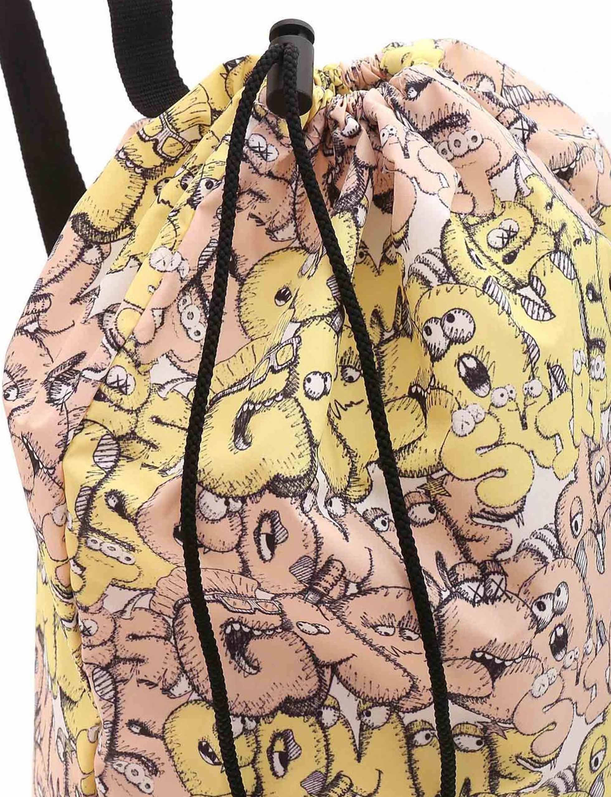 Comme Des Garcons Shirt X KAWS BAG YELLOW/BEIGE - Image 3