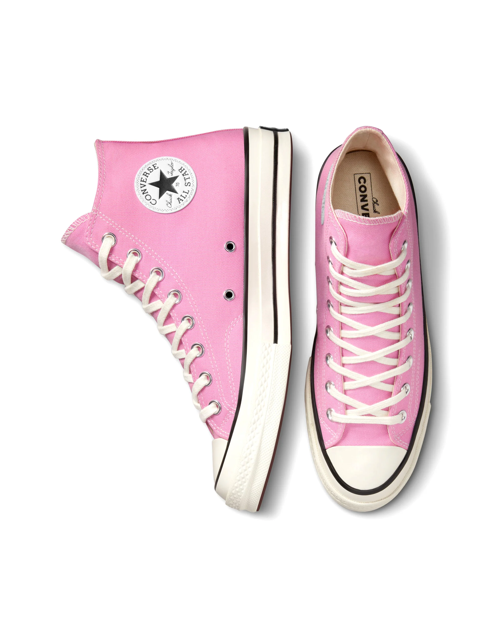 CONVERSE CHUCK 70 A03795C CLASSIC HIGH TOP Amber Pink/Egret/Black - Image 3