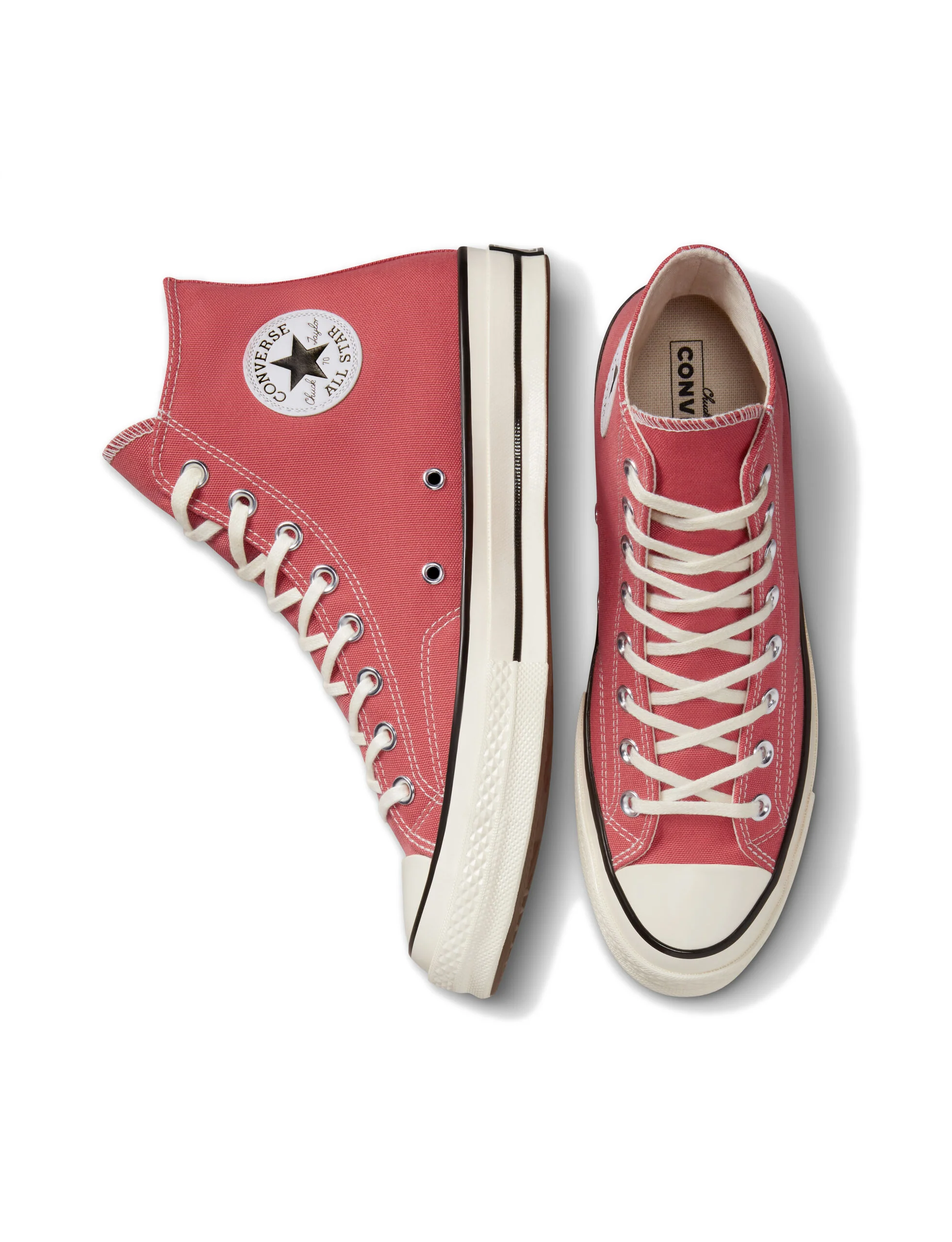 CONVERSE CHUCK 70 A05114C CLASSIC HIGH TOP Rhubarb Pie/Egret/Black - Image 3