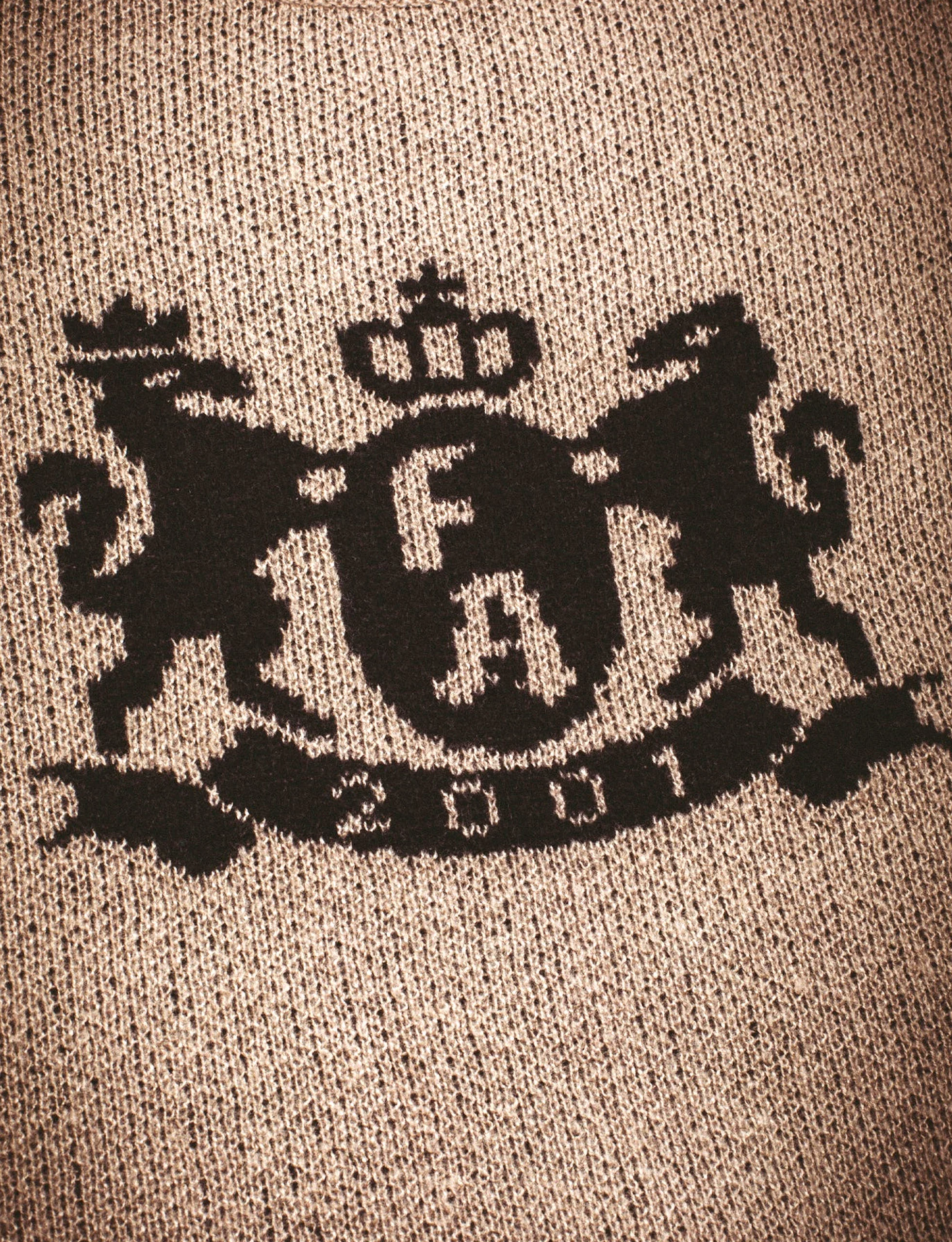 FUCKING AWESOME Crest Sweater BROWN - Image 3