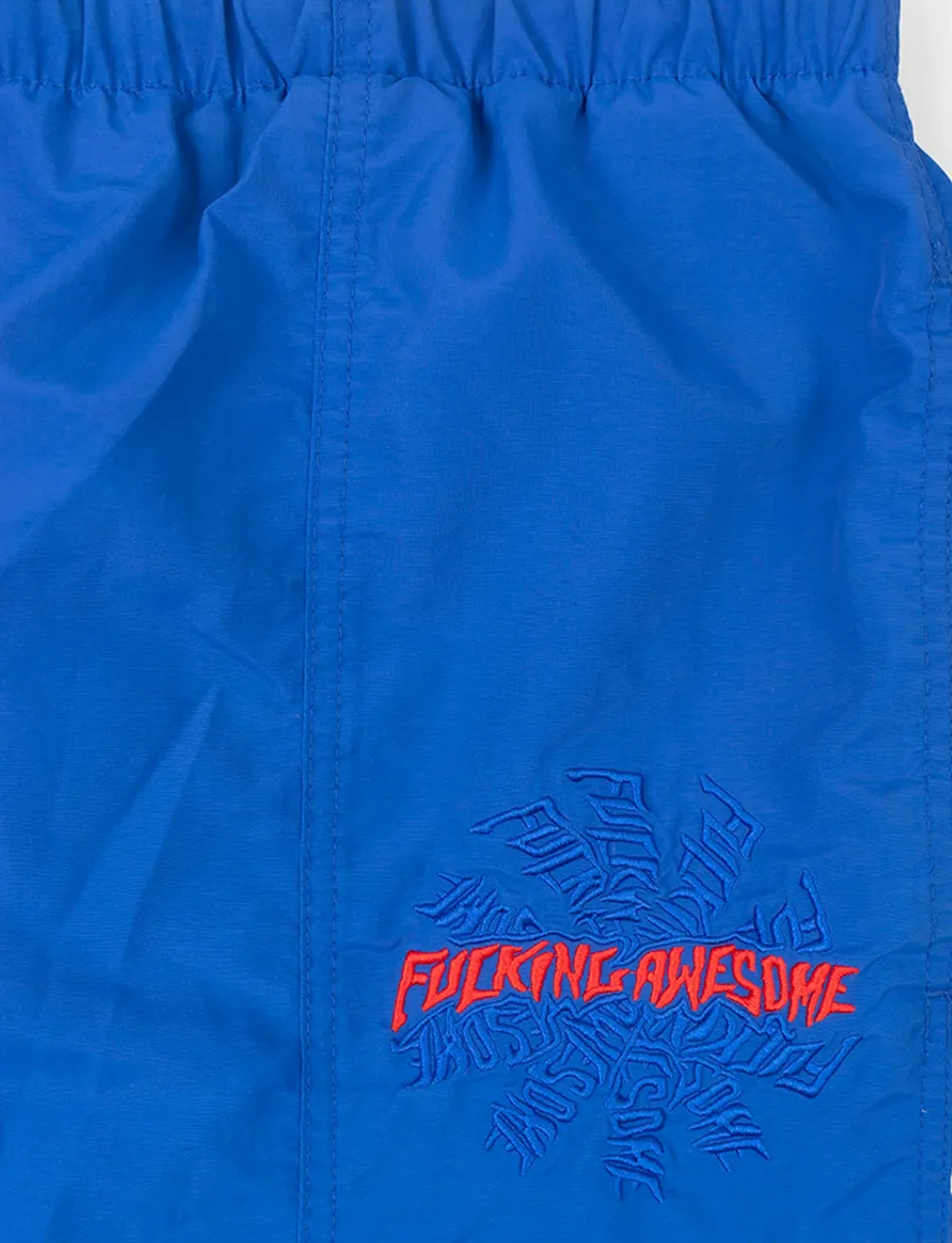 FUCKING AWESOME Windbreaker Track Pants Royal Blue - Image 2