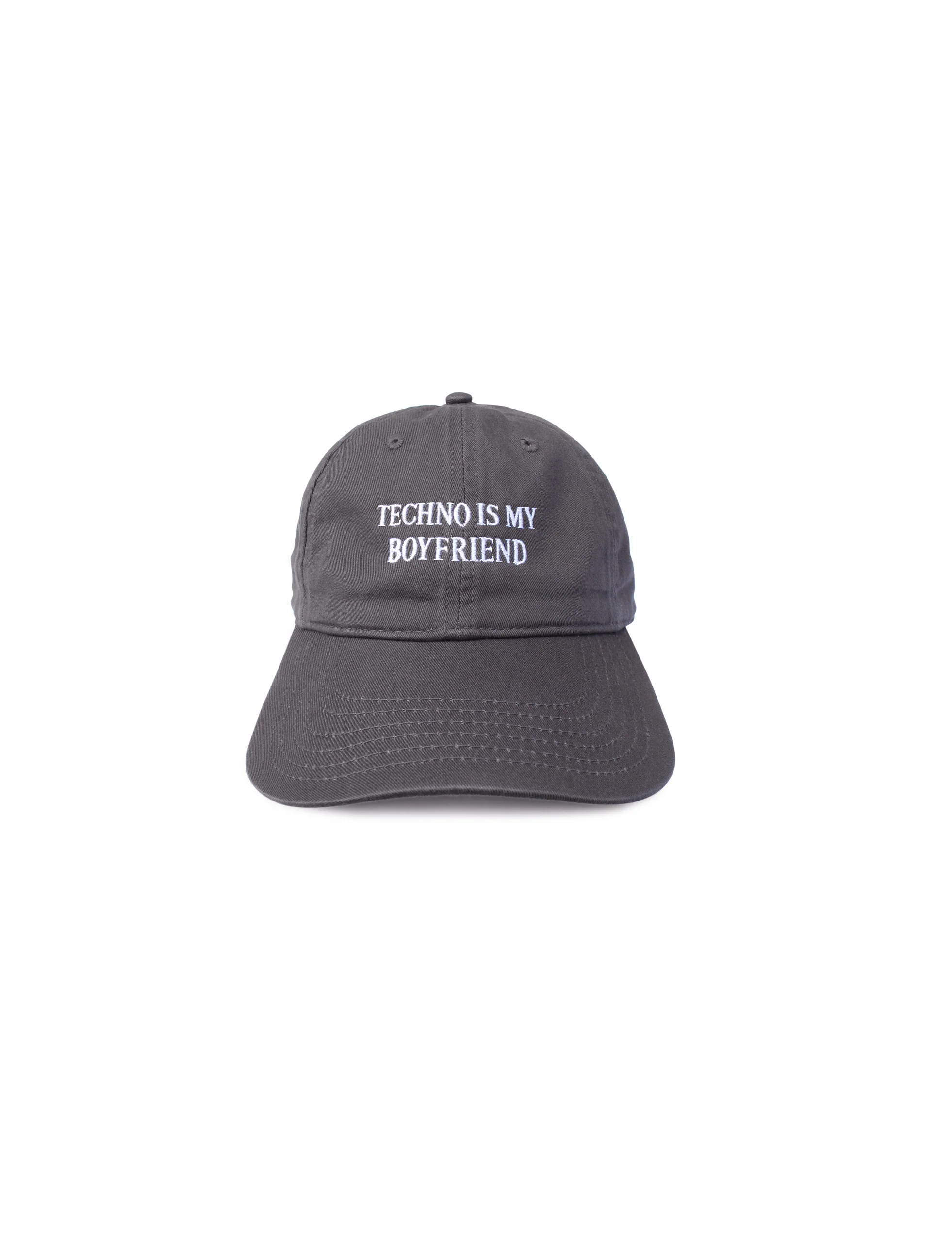 IDEA TECHNO IS MY BOYFRIEND HAT CHARCOAL