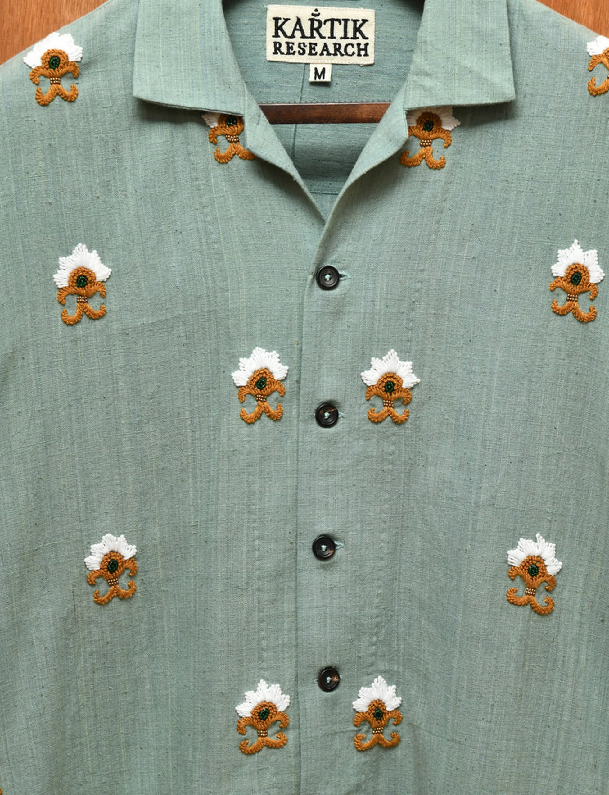 KARTIK RESEARCH SHIRT Turquoise - Image 2