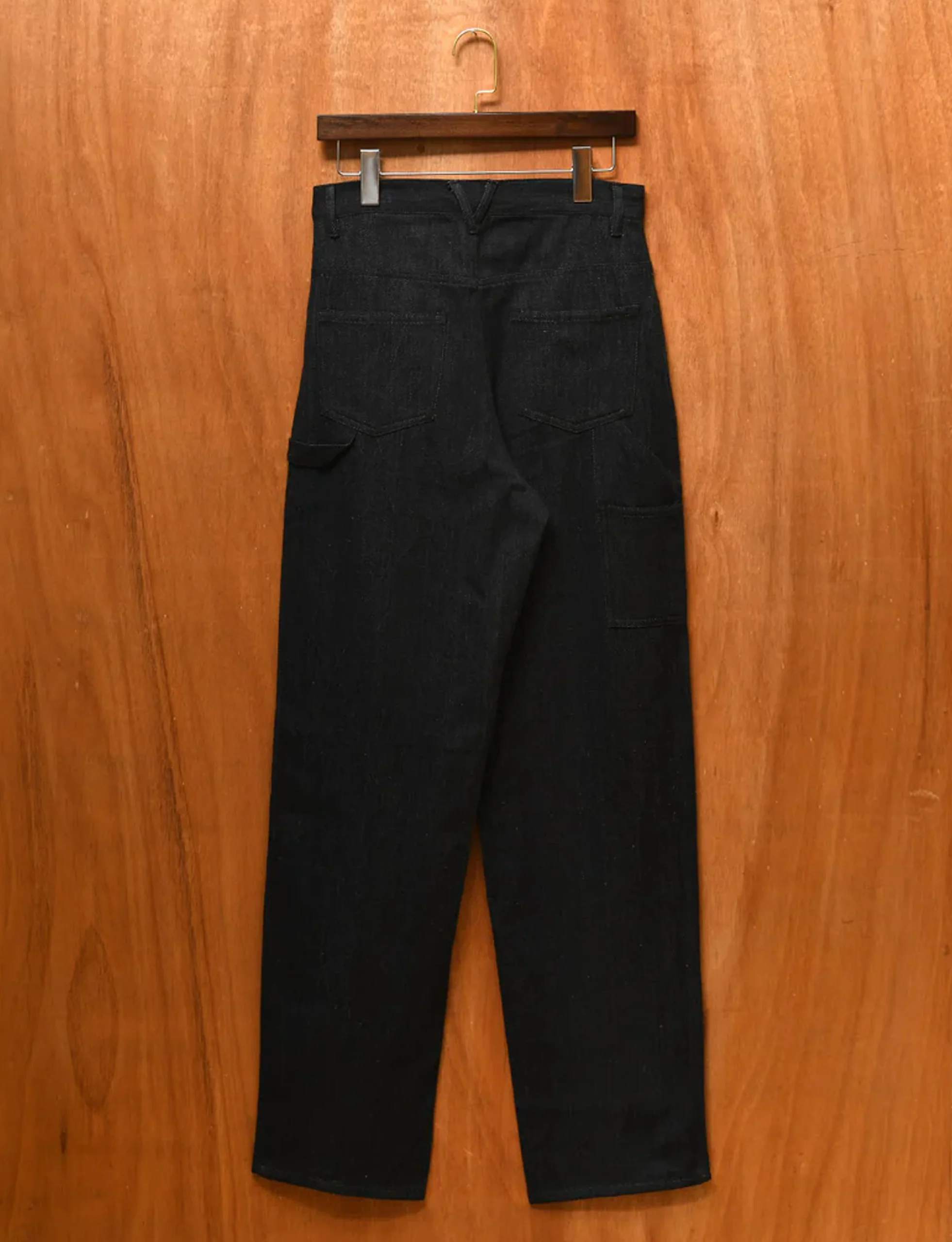KARTIK RESEARCH SPLIT DENIM Hand Embroidered Black/White/Red - Image 4