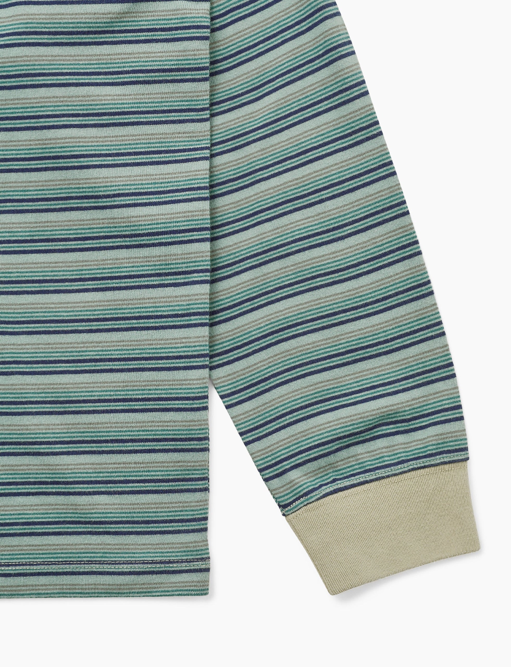 Khakis Border L/S Tee Pistachio - Image 3