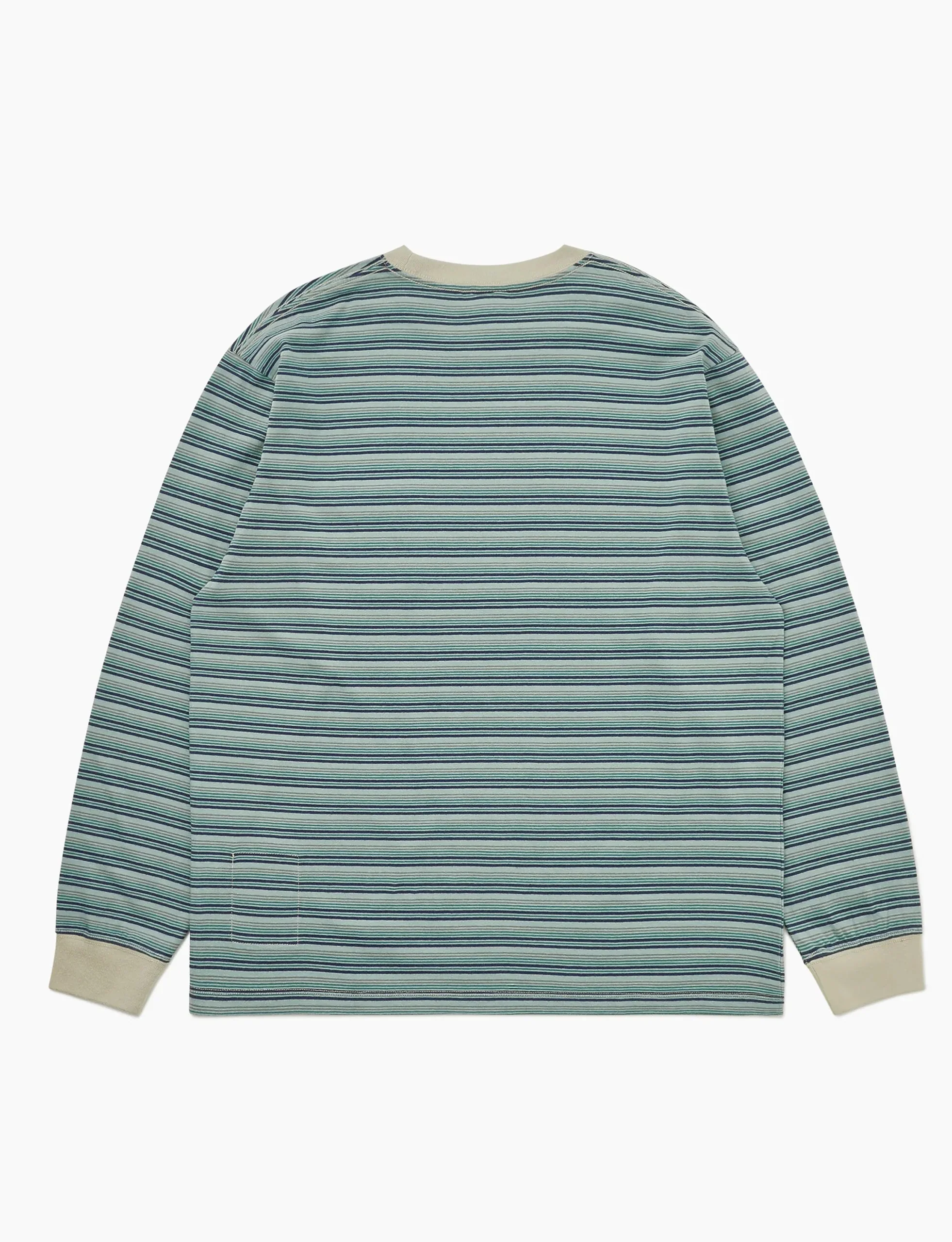 Khakis Border L/S Tee Pistachio - Image 4