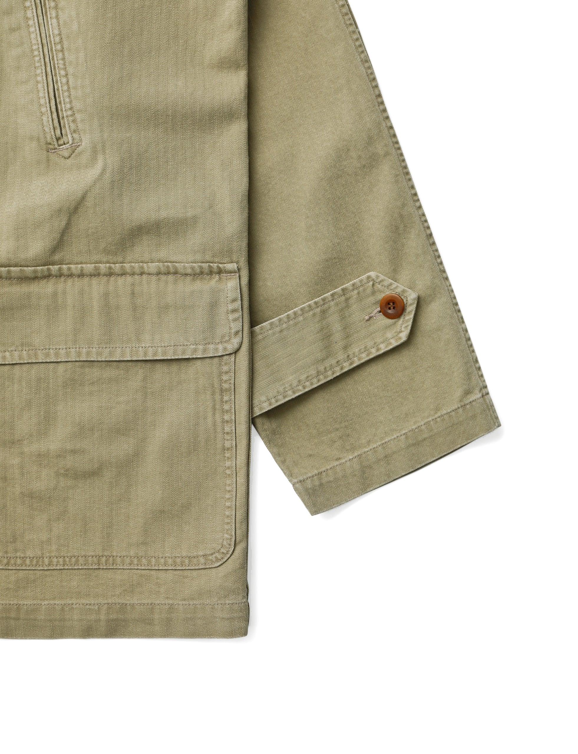 Khakis Double Chore Coat Khaki - Image 3
