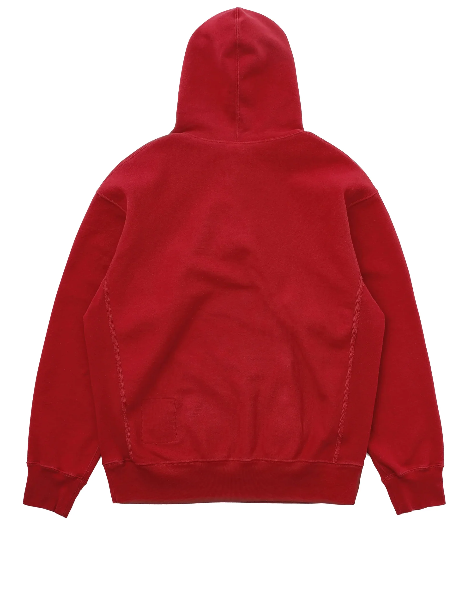 Khakis Half Button Hoodie Red - Image 2
