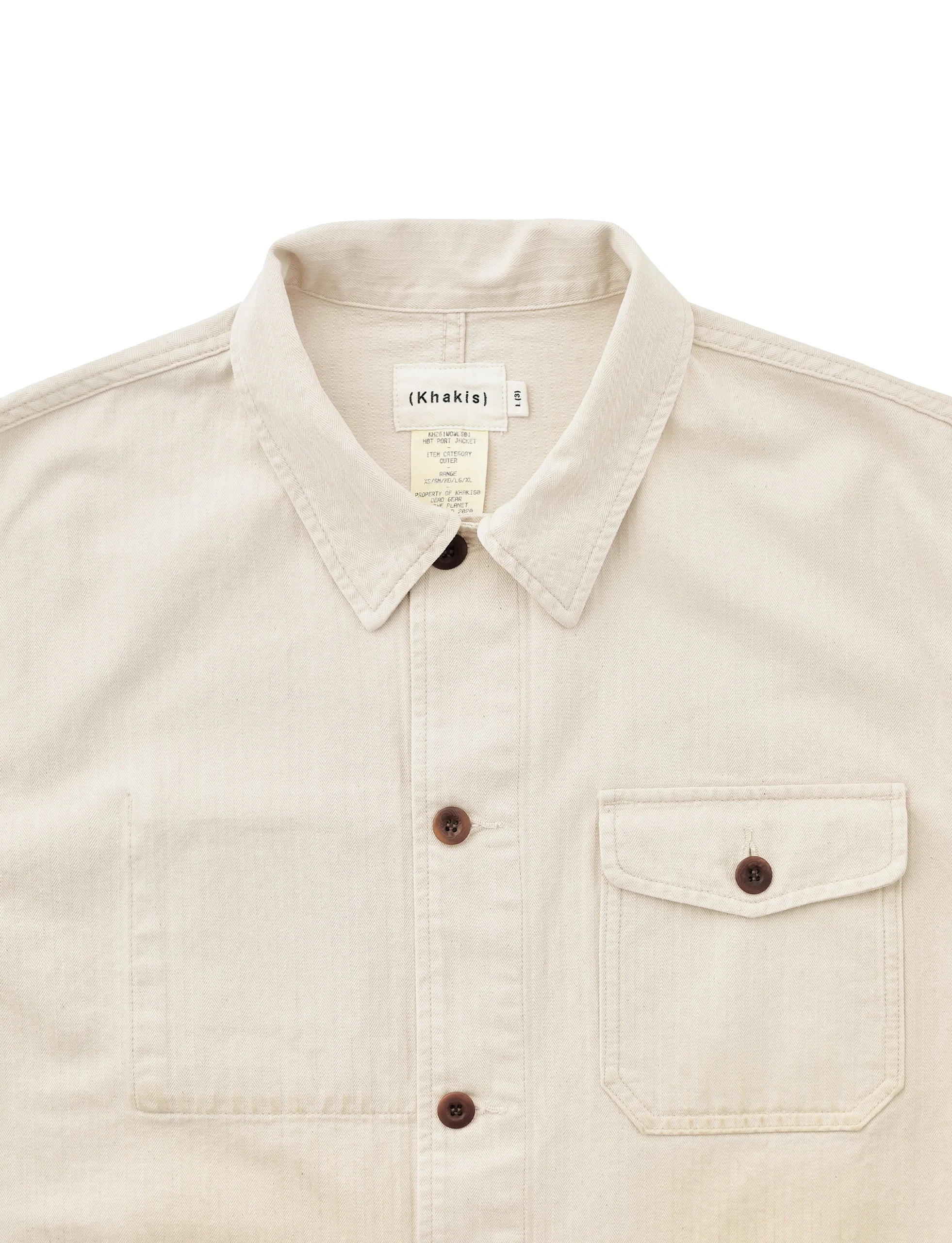 Khakis HBT Port Jacket Ecru - Image 2