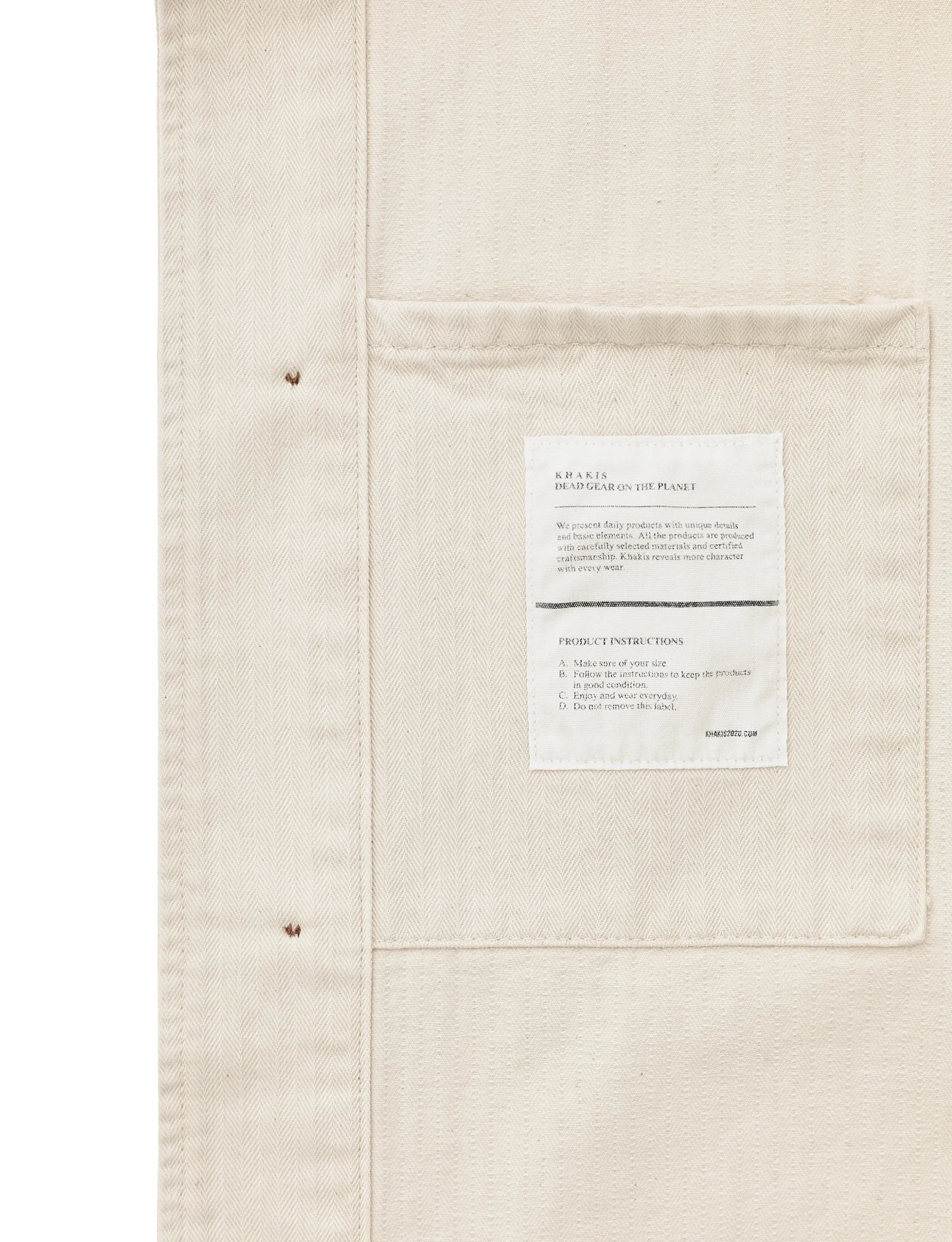 Khakis HBT Port Jacket Ecru - Image 5