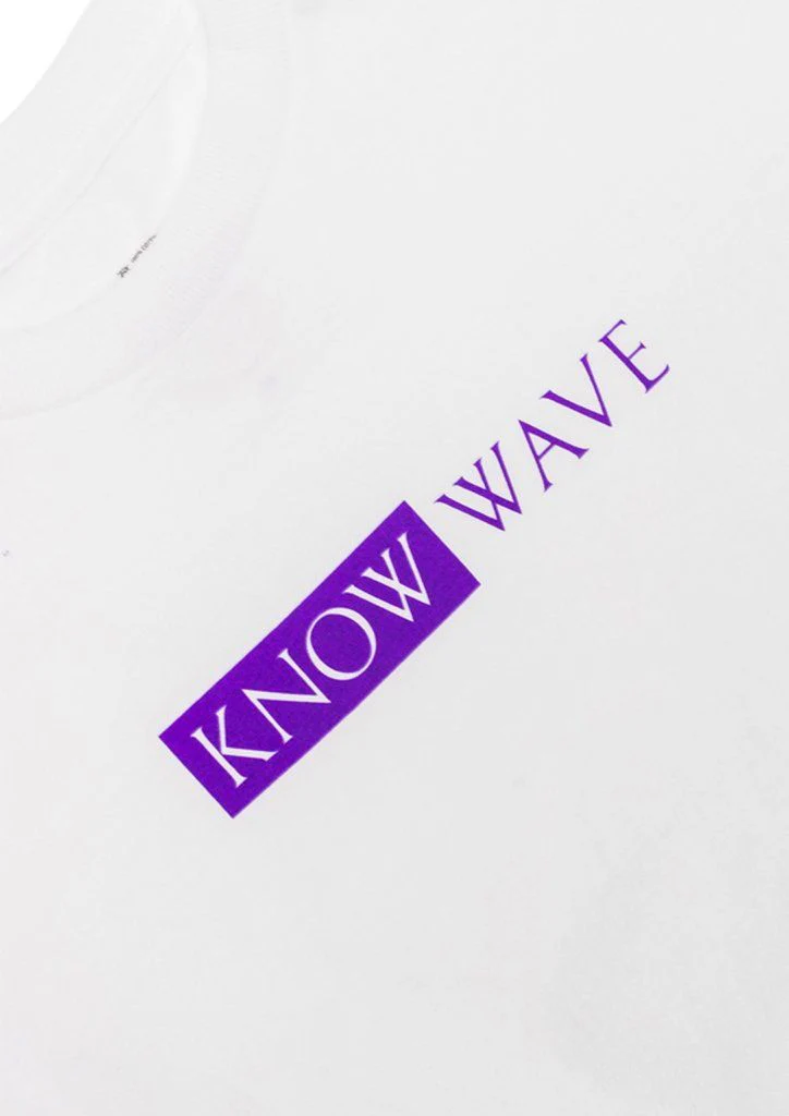 KNOW WAVE TBT TEE WHITE - Image 2