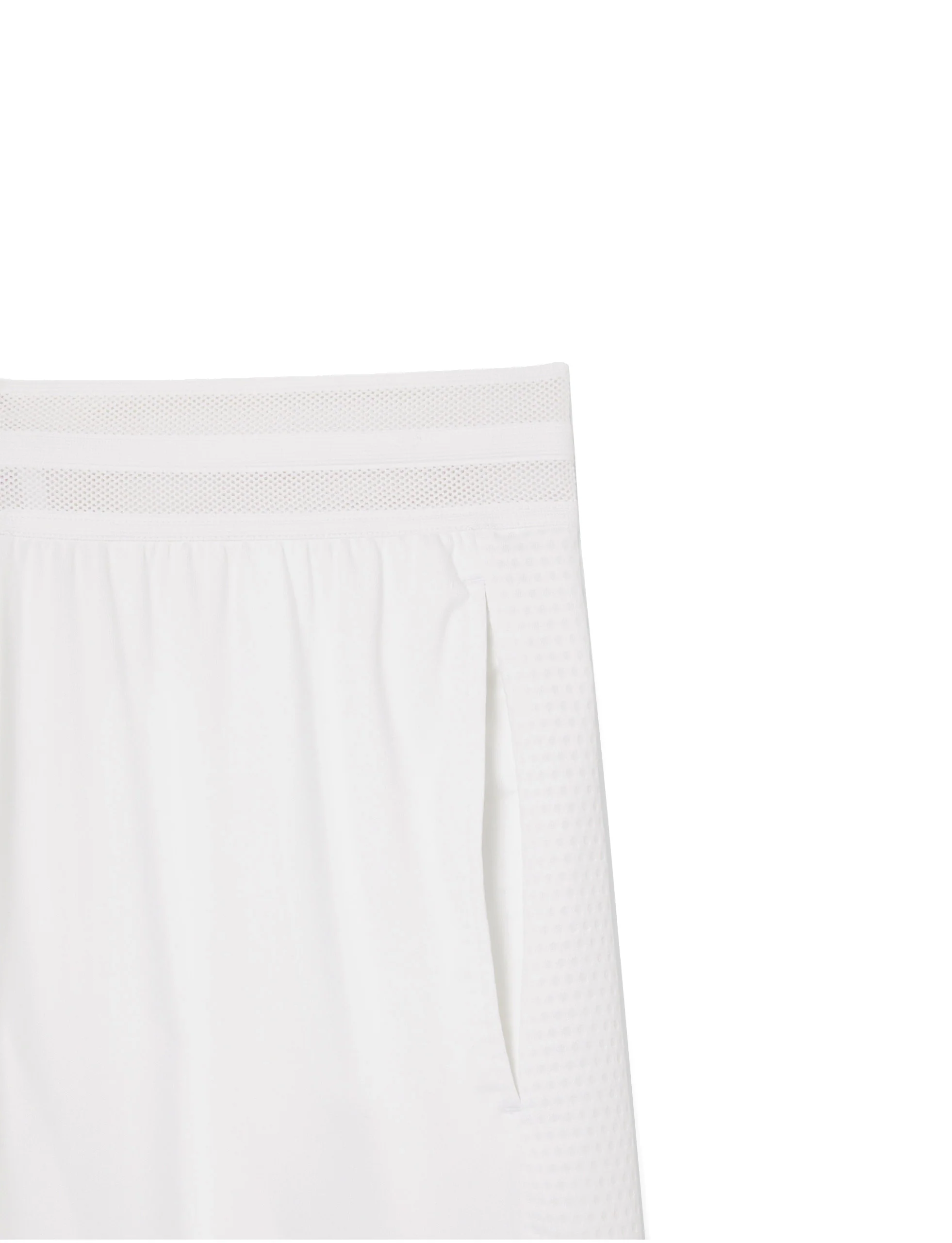 Lacoste Men's Ultra Dry Stretch Tennis Shorts White - Image 4