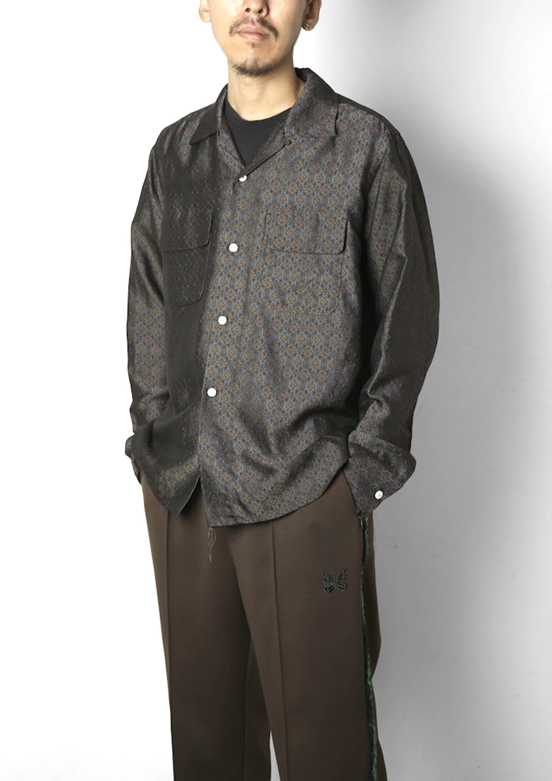 NEEDLES CUT-OFF BOTTOM CLASSIC SHIRT - Image 3