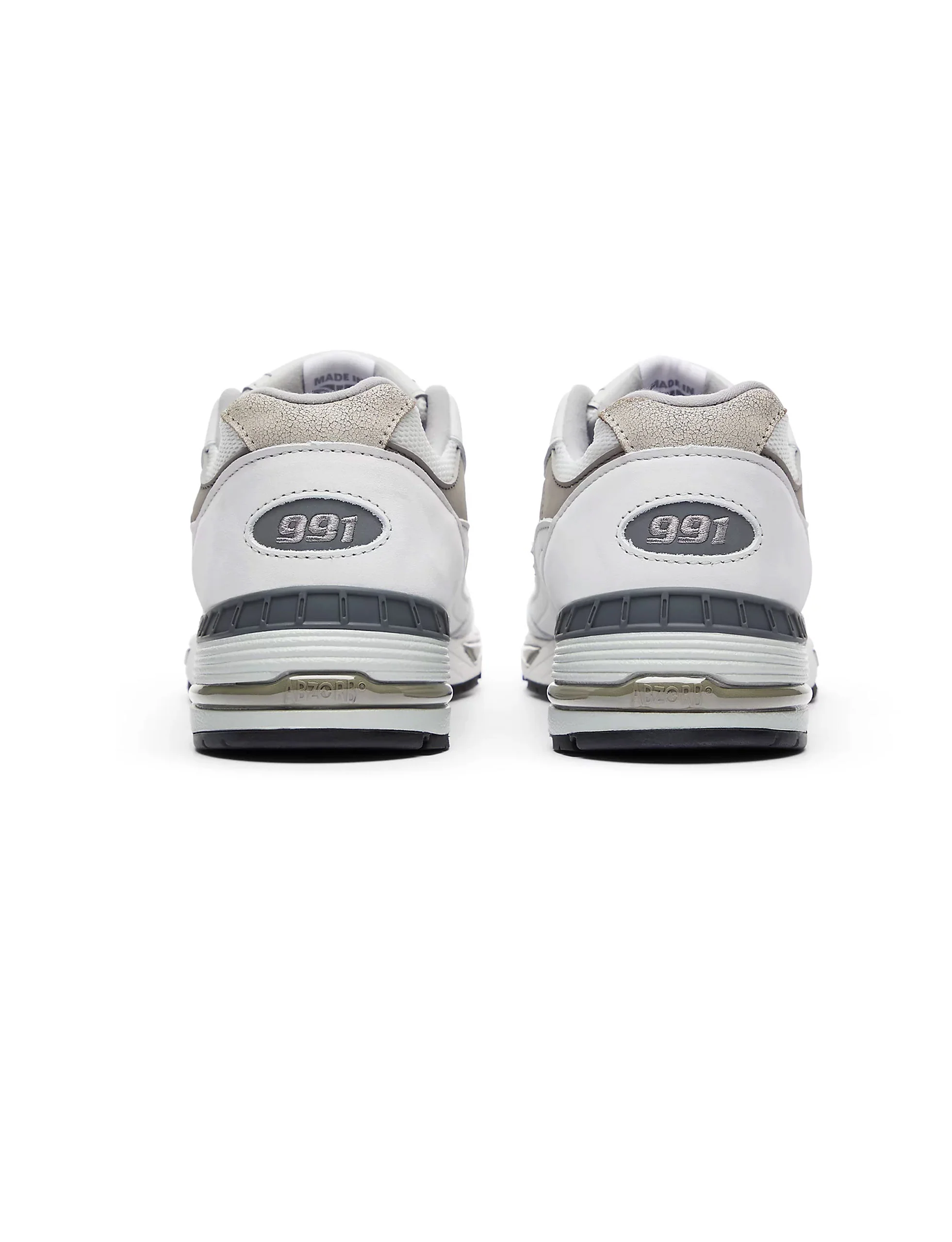 NEW BALANCE MADE IN UK 991 WHITE-GREY - Image 3