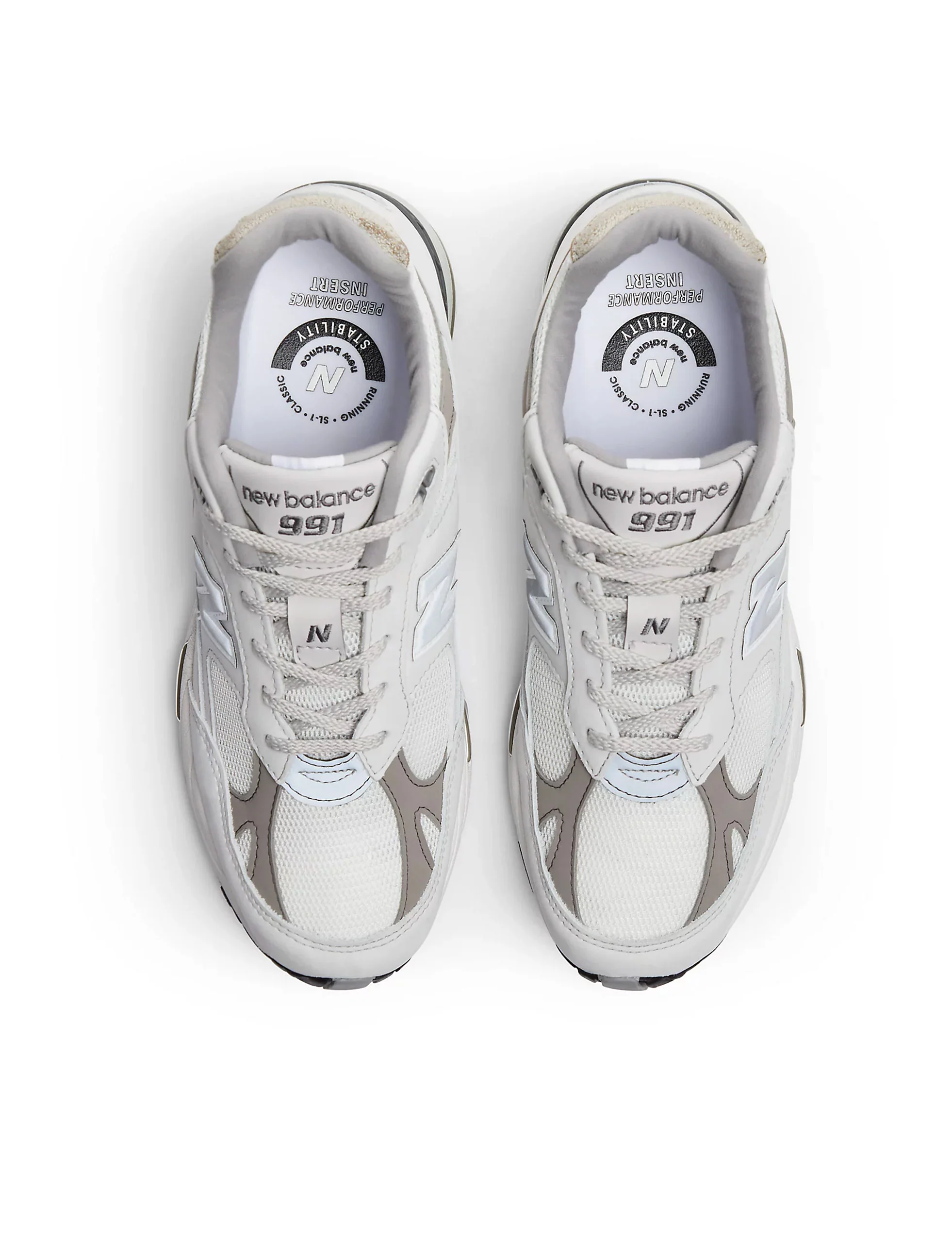NEW BALANCE MADE IN UK 991 WHITE-GREY - Image 4