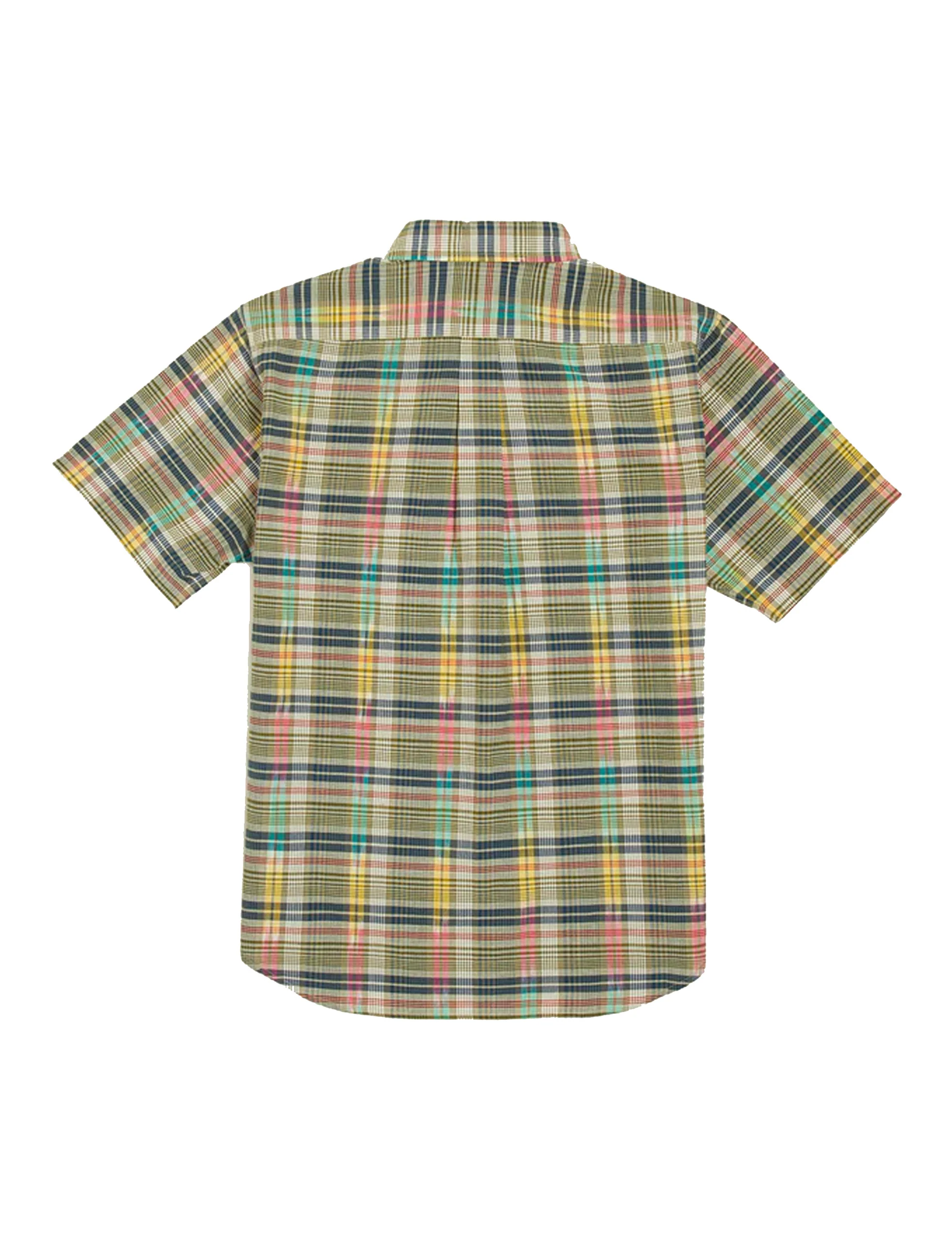 ORIGINAL MADRAS CLASSIC BUTTON DOWN COLLAR LONG SLEEVE SHIRT STANDARD IKAT MADRAS CHECK - Image 3