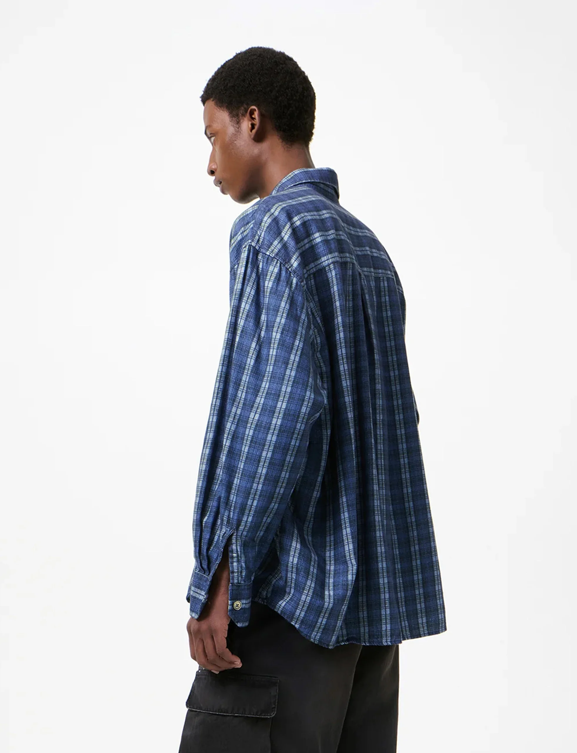 OUR LEGACY BORROWED SHIRT Check Please Print - Image 3
