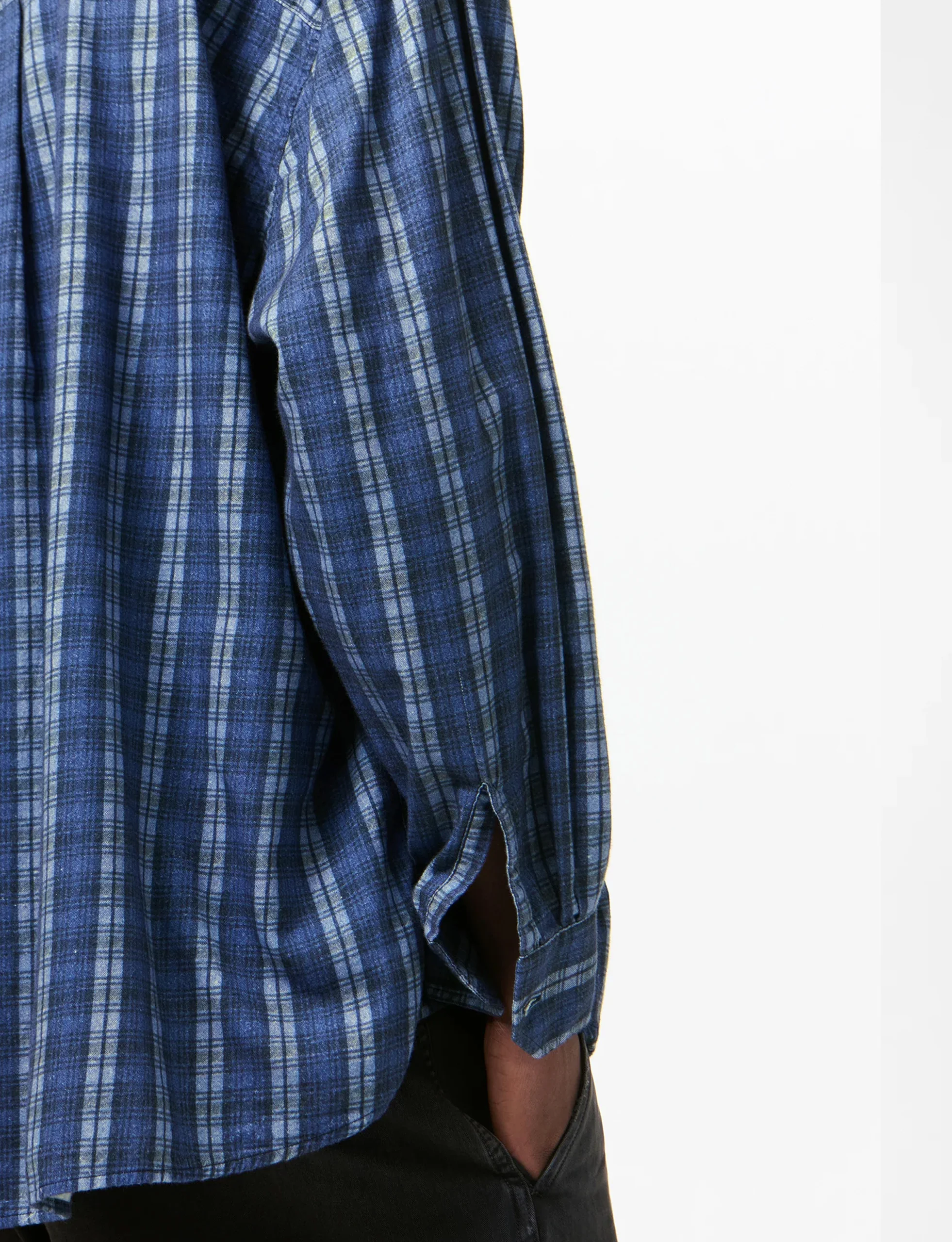 OUR LEGACY BORROWED SHIRT Check Please Print - Image 4