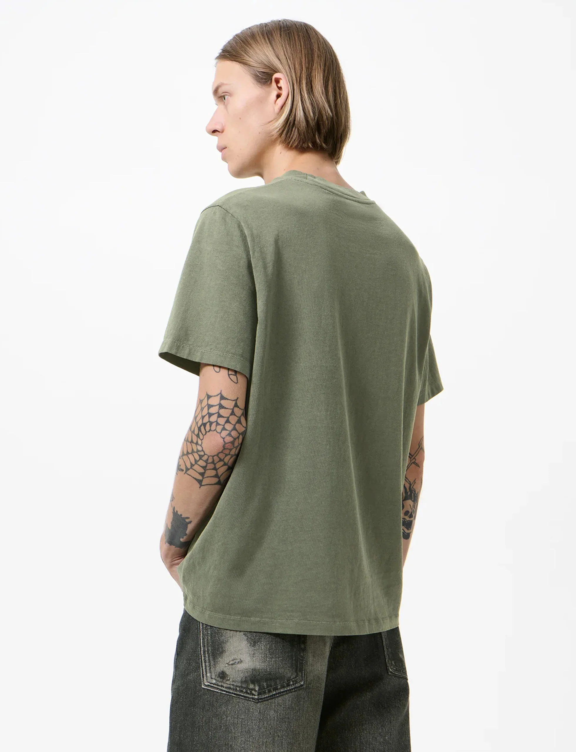 OUR LEGACY BOX T-SHIRT Worn Olive Legacy Jersey - Image 2