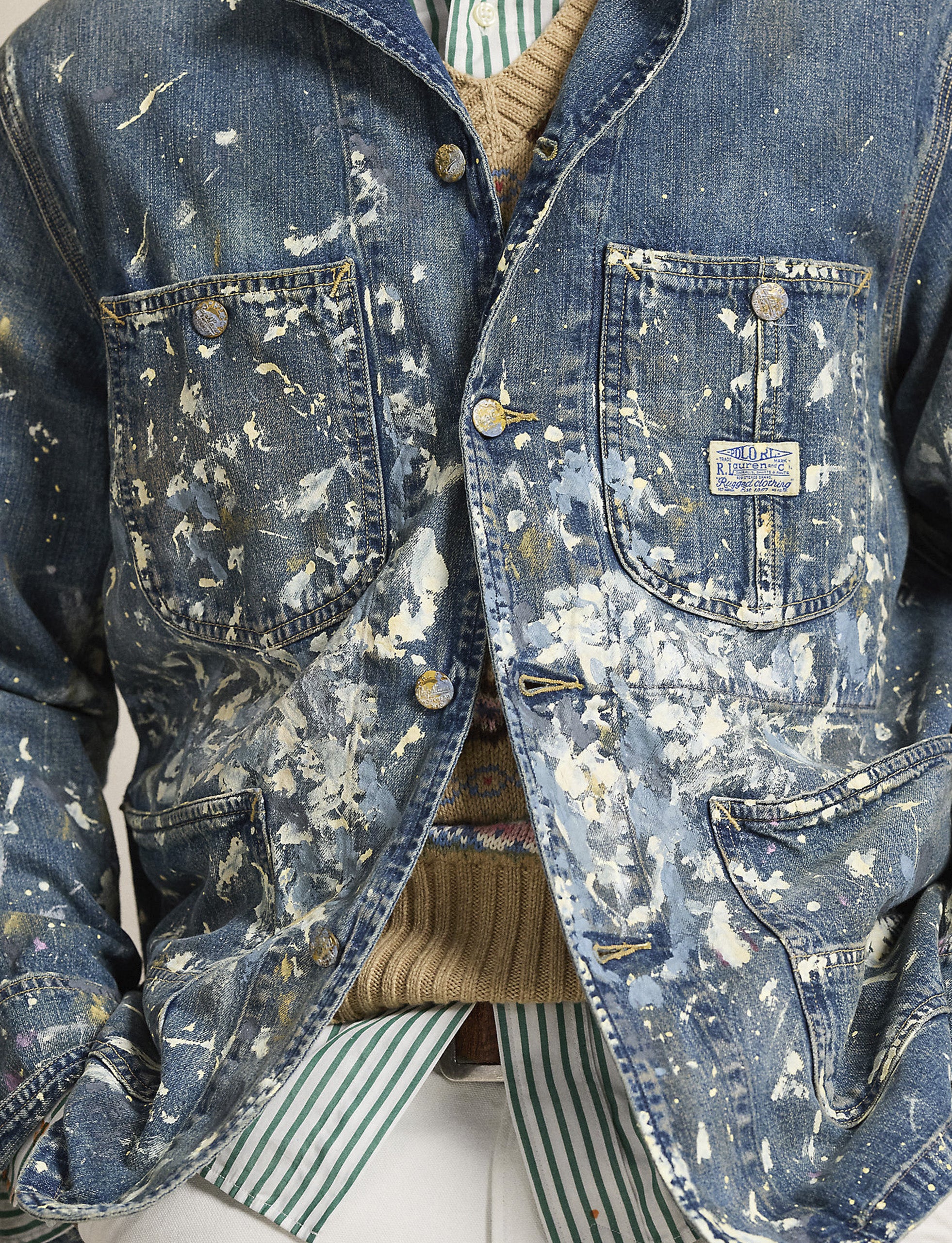 POLO RALPH LAUREN LIMITED-EDITION HAND-PAINTED JACKET - Image 2