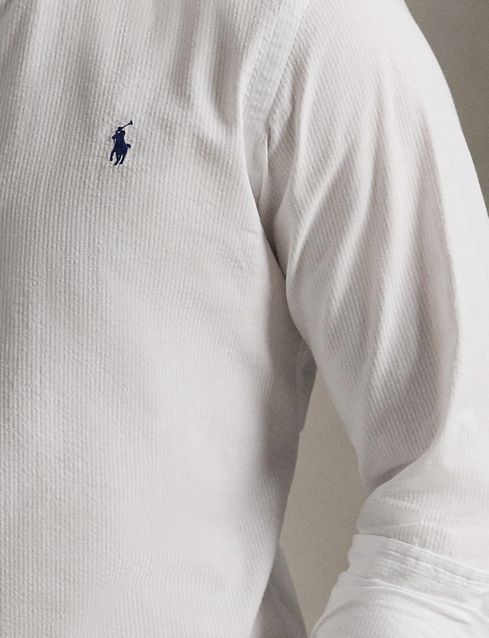 POLO RALPH LAUREN LONG SLEEVE-SPORT SHIRT WHITE - Image 2