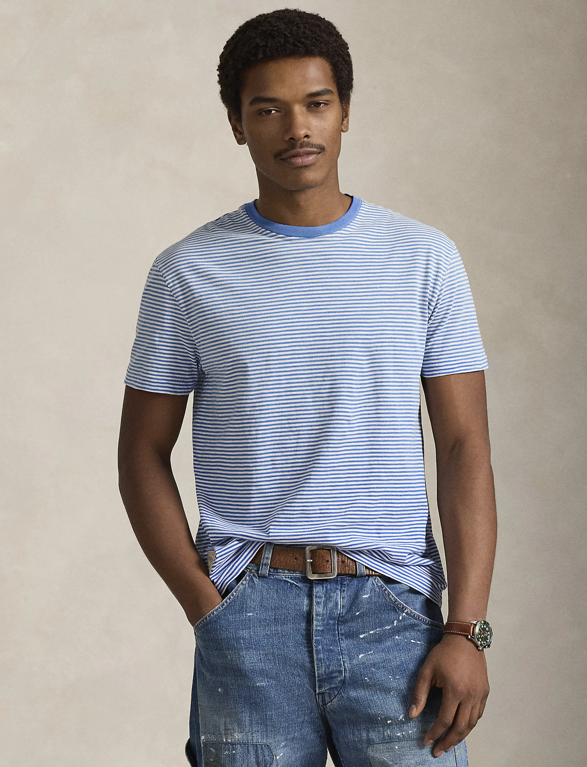 POLO RALPH LAUREN T-SHIRT DAKOTA BLUE MULTI - Image 2